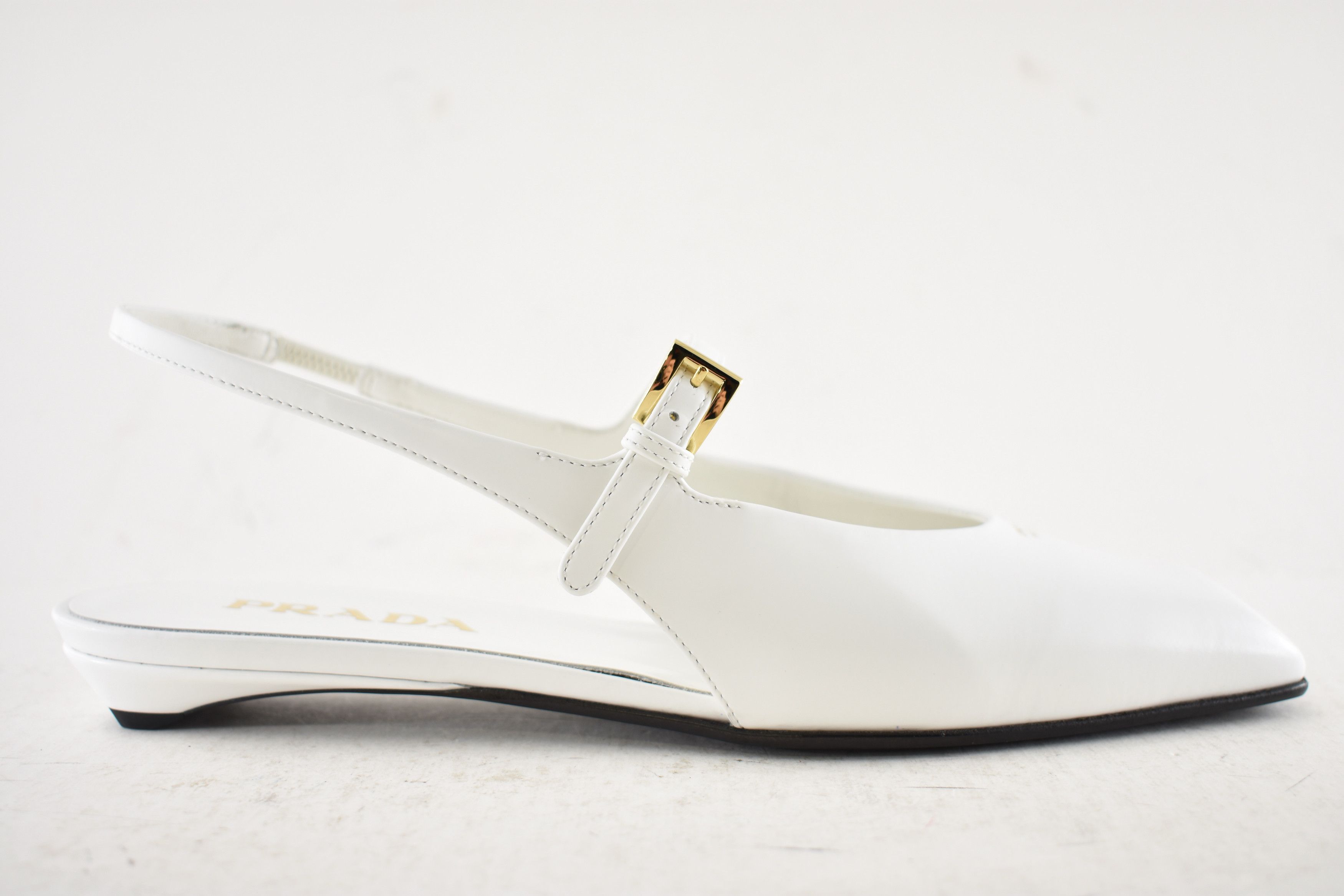 Prada Prada Leather Mary Jane Slingback Ballerina Ballet Flat 40 Size US 10 / IT 40 - 2 Thumbnail