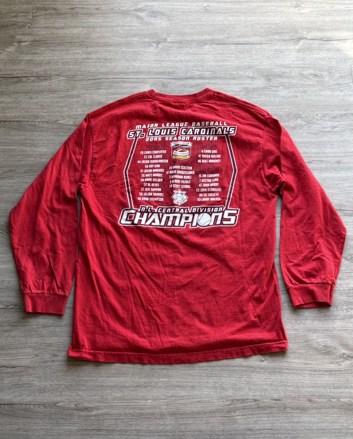 Vintage Vintage MLB Long Sleeve T Shirt St Louis Cardinals Size US L / EU 52-54 / 3 - 2 Thumbnail