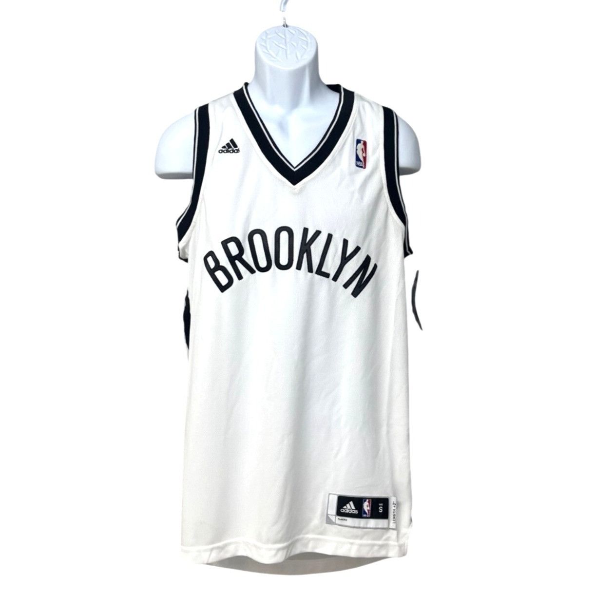 Adidas Adidas Brooklyn Nets White Swingman Basketball Jersey Authen Size US S / EU 44-46 / 1 - 10 Thumbnail