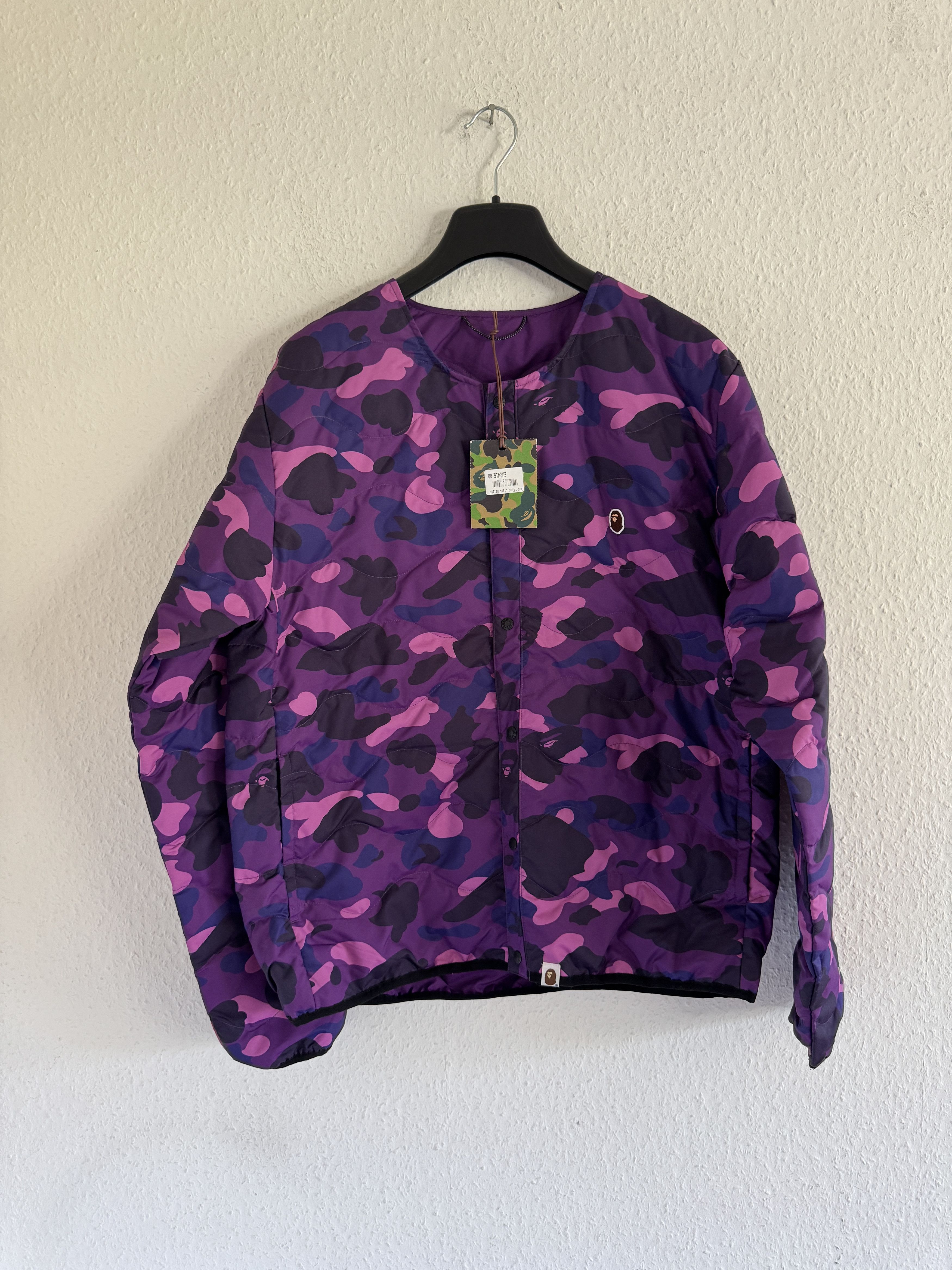 Bape Purple Color Camo Lightweight Down Jacket Size US XXL / EU 58 / 5 - 2 Thumbnail