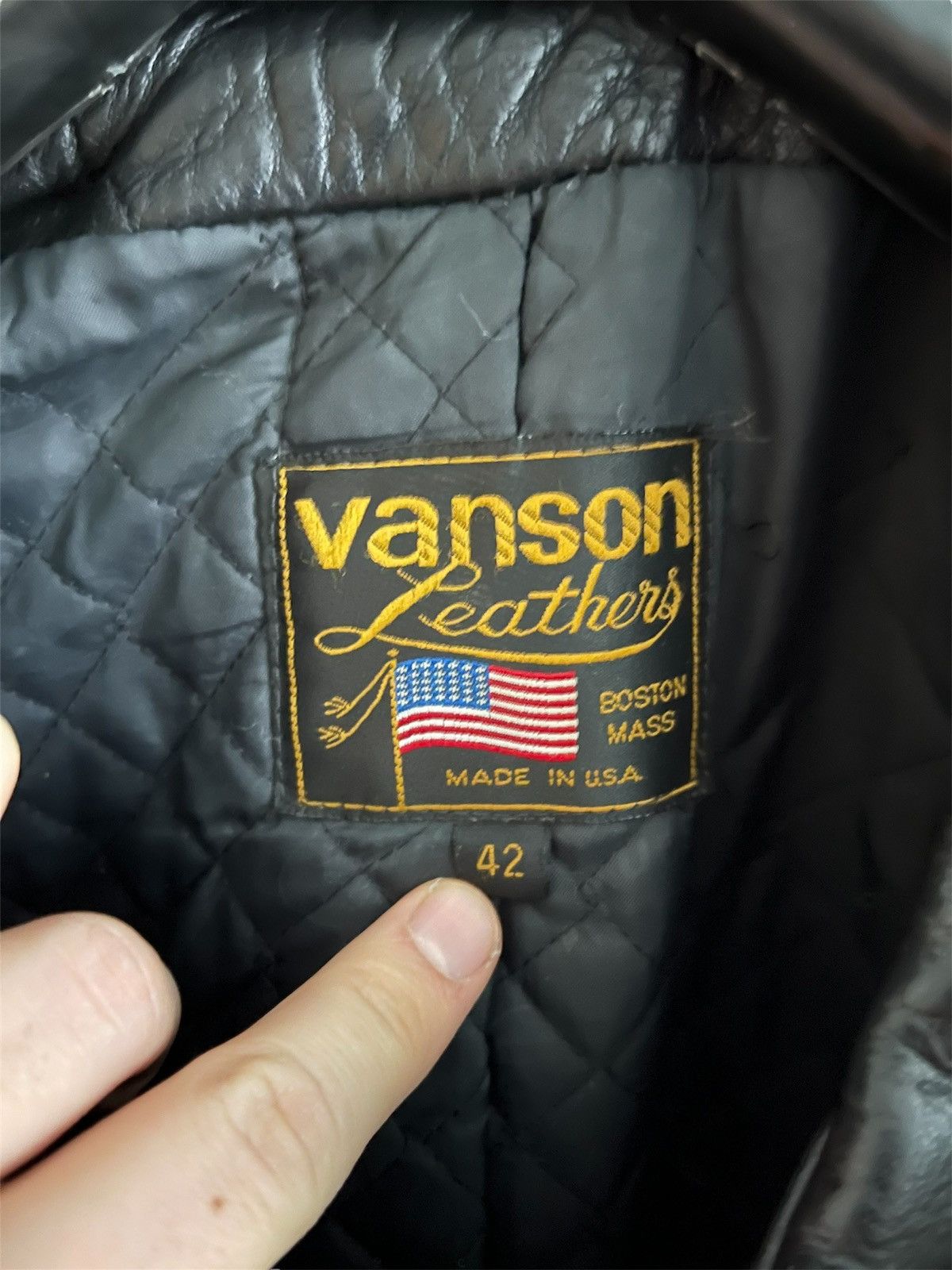 Vanson Leathers Vintage Vanson leather jacket C2 One Size US S / EU 44-46 / 1 - 4 Thumbnail