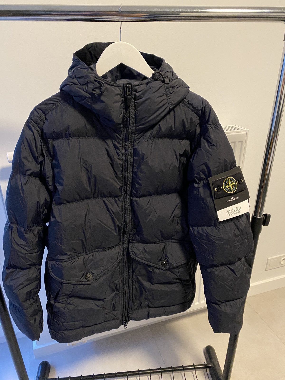 Stone Island new stone island garment dyed crinkle reps r-ny down jacket Size US L / EU 52-54 / 3 - 8 Thumbnail