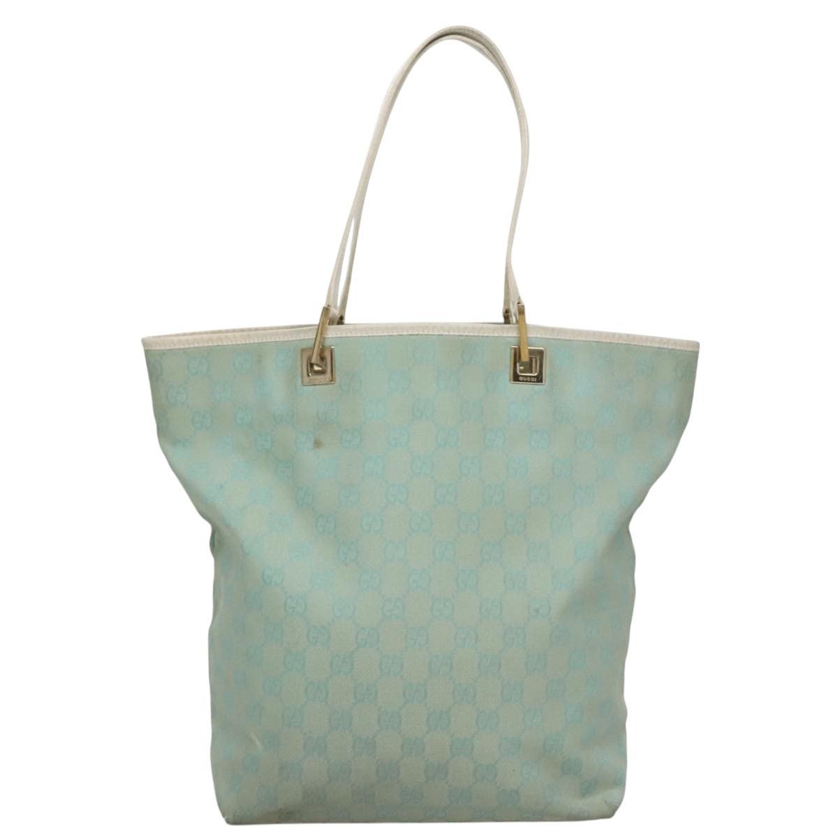 Gucci GUCCI GG Canvas Tote Bag Peppermint White Size ONE SIZE - 3 Thumbnail