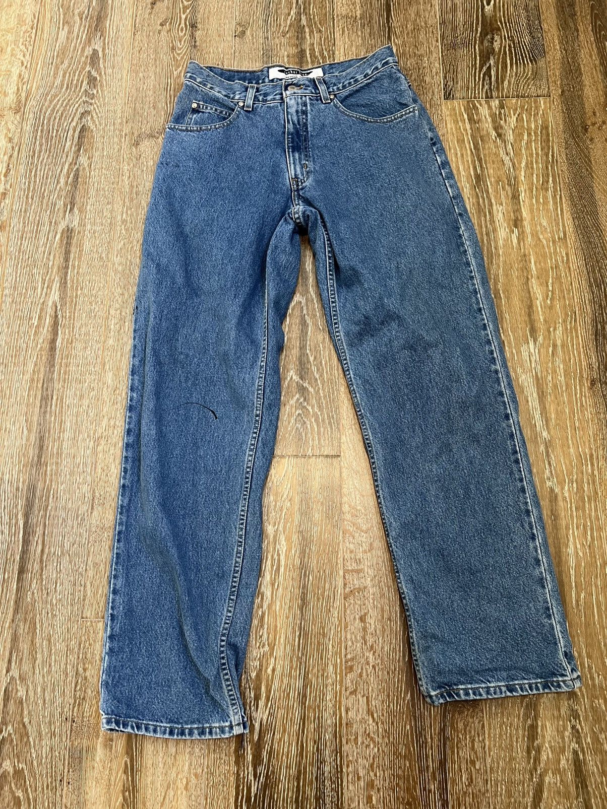 Vintage anchor blue wide leg jeans