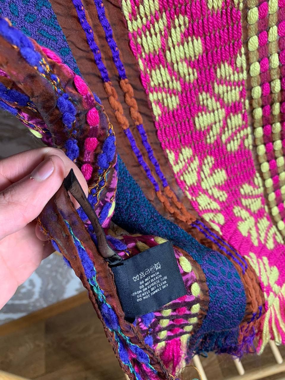 Etro VINTAGE ETRO MILANO ITALIAN DESIGNER SCARVES DELUX Y2K 90s Size ONE SIZE - 7 Thumbnail
