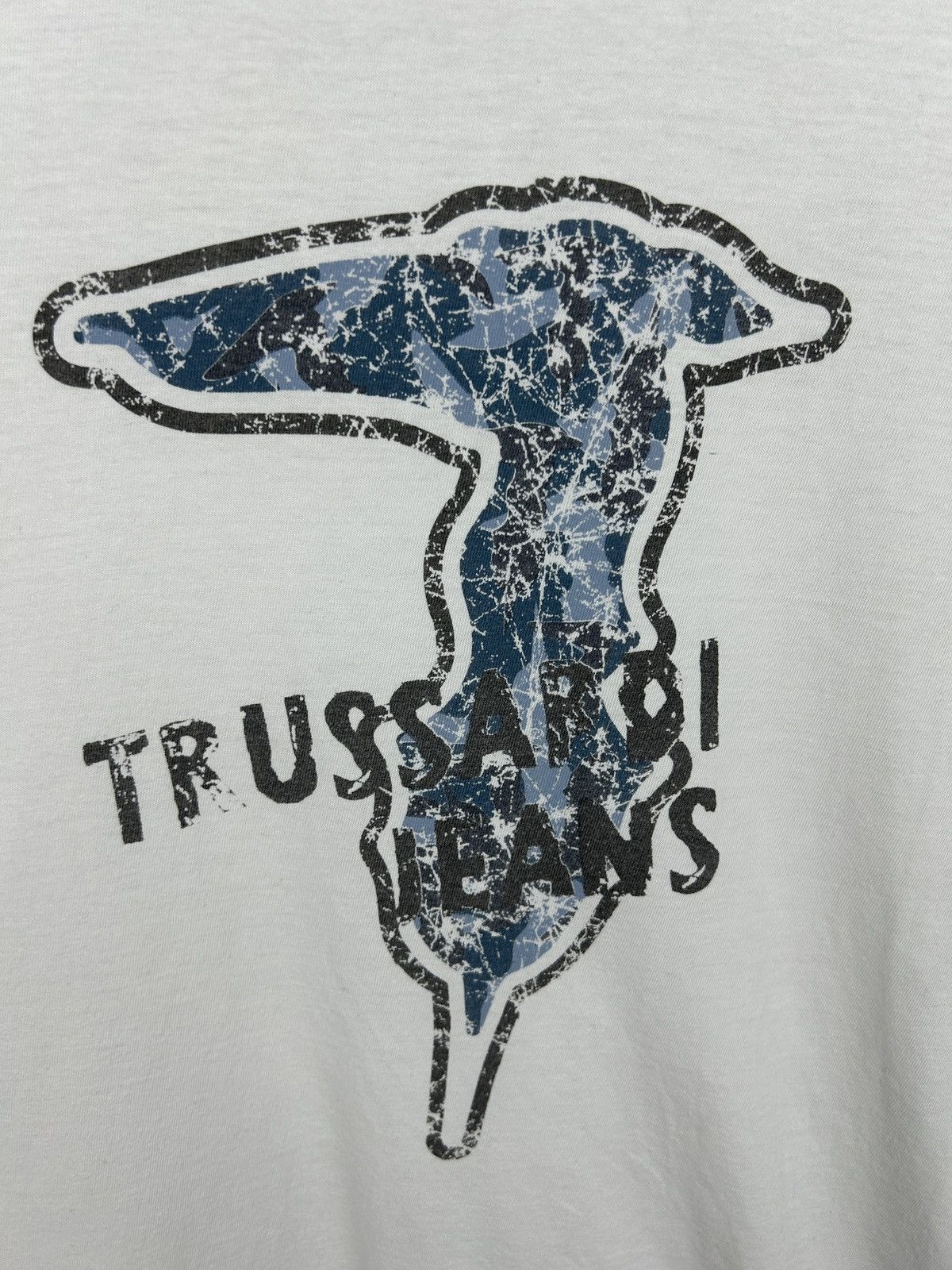 Trussardi Mens Vintage Trussardi Jeans Longsleeve T-shirt luxury Size US L / EU 52-54 / 3 - 7 Thumbnail