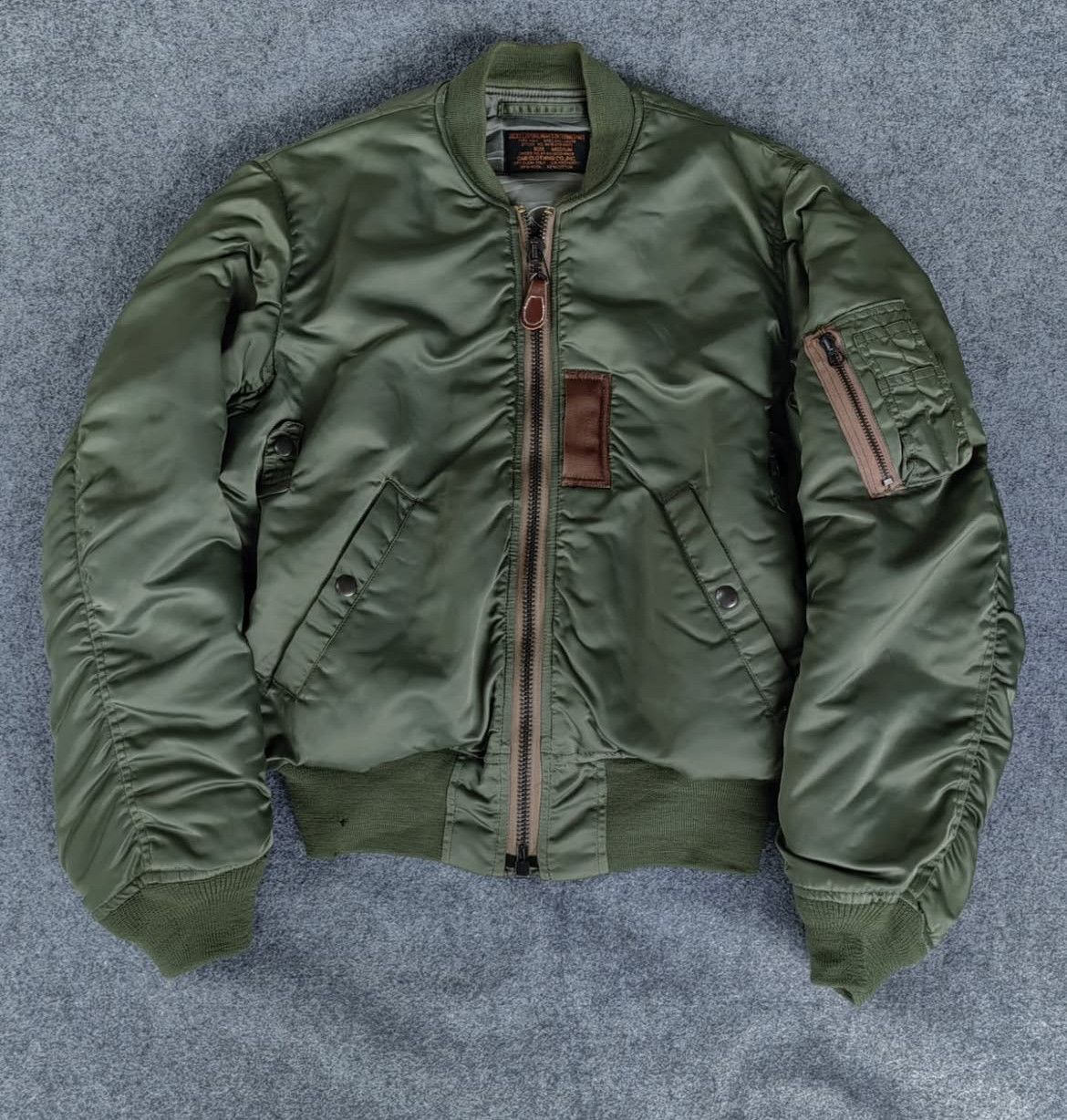 Japanese Brand 2000s CAB Clothing Flying MA1 Bomber Jacket Size US L / EU 52-54 / 3 - 2 Thumbnail