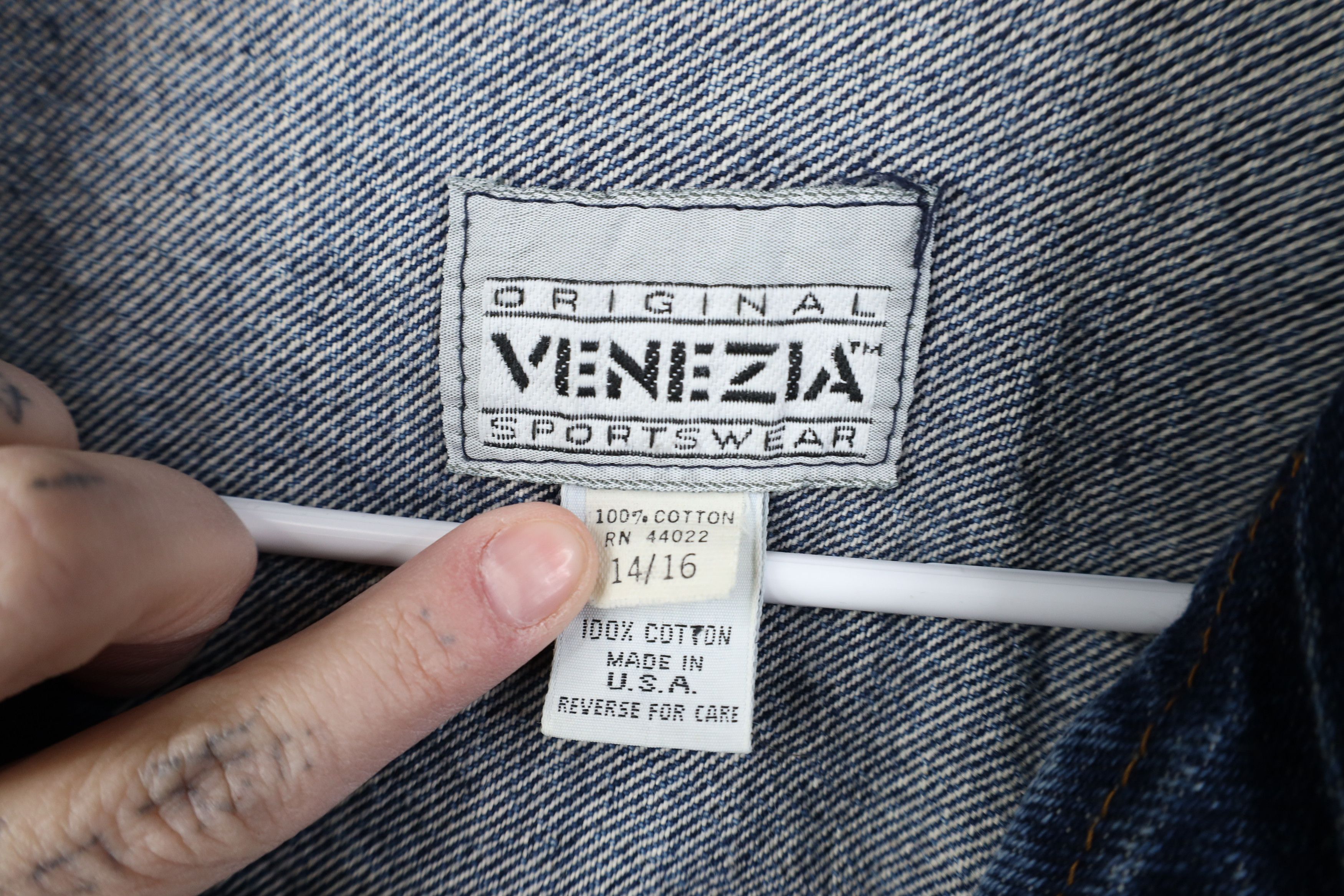 Vintage Vintage 90s Streetwear Denim Jean Trucker Jacket Blue Cotton Size XL / US 12-14 / IT 48-50 - 7 Thumbnail
