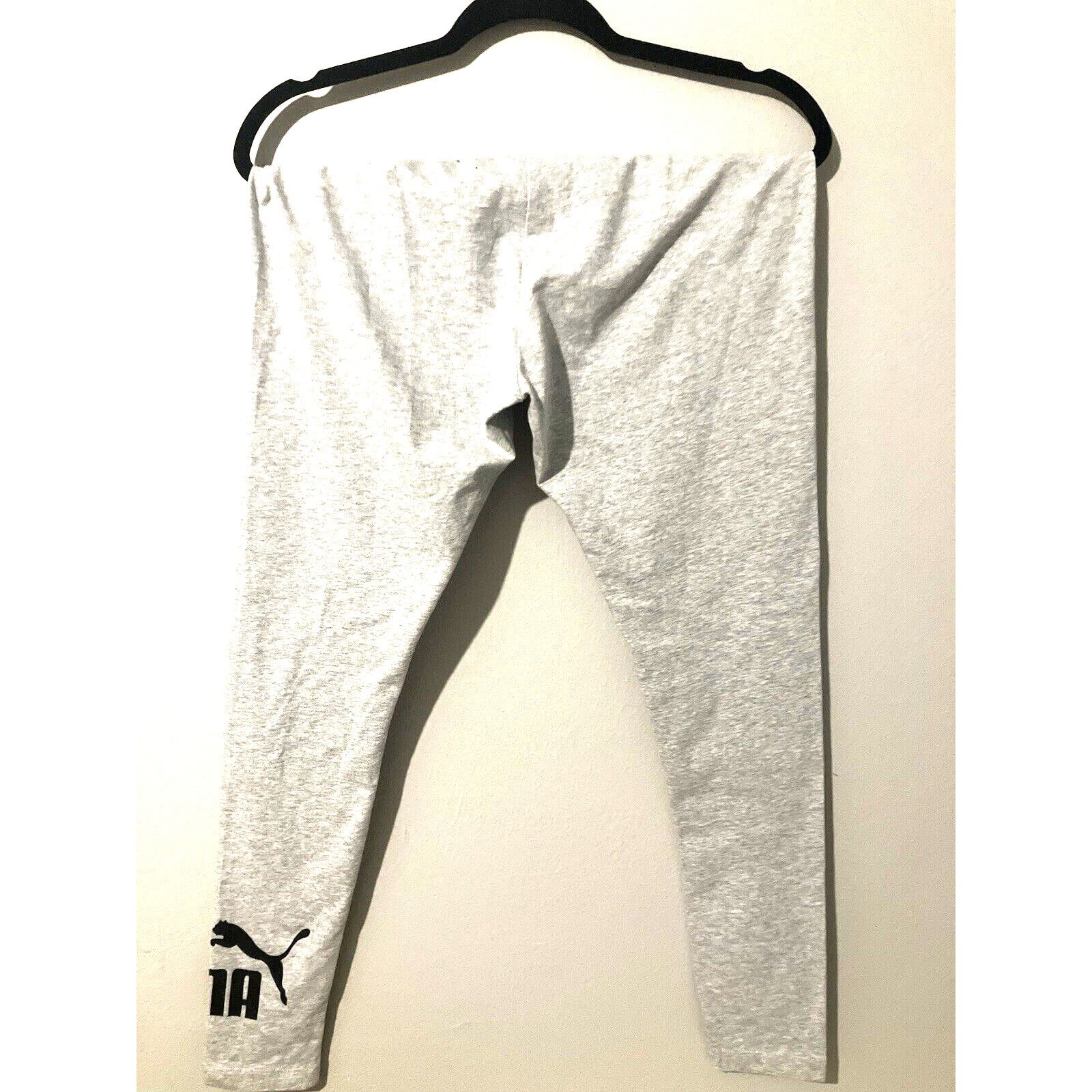 Puma Puma Sweat pants Women’s medium Logo Grey nwot Size US 29 - 6 Thumbnail