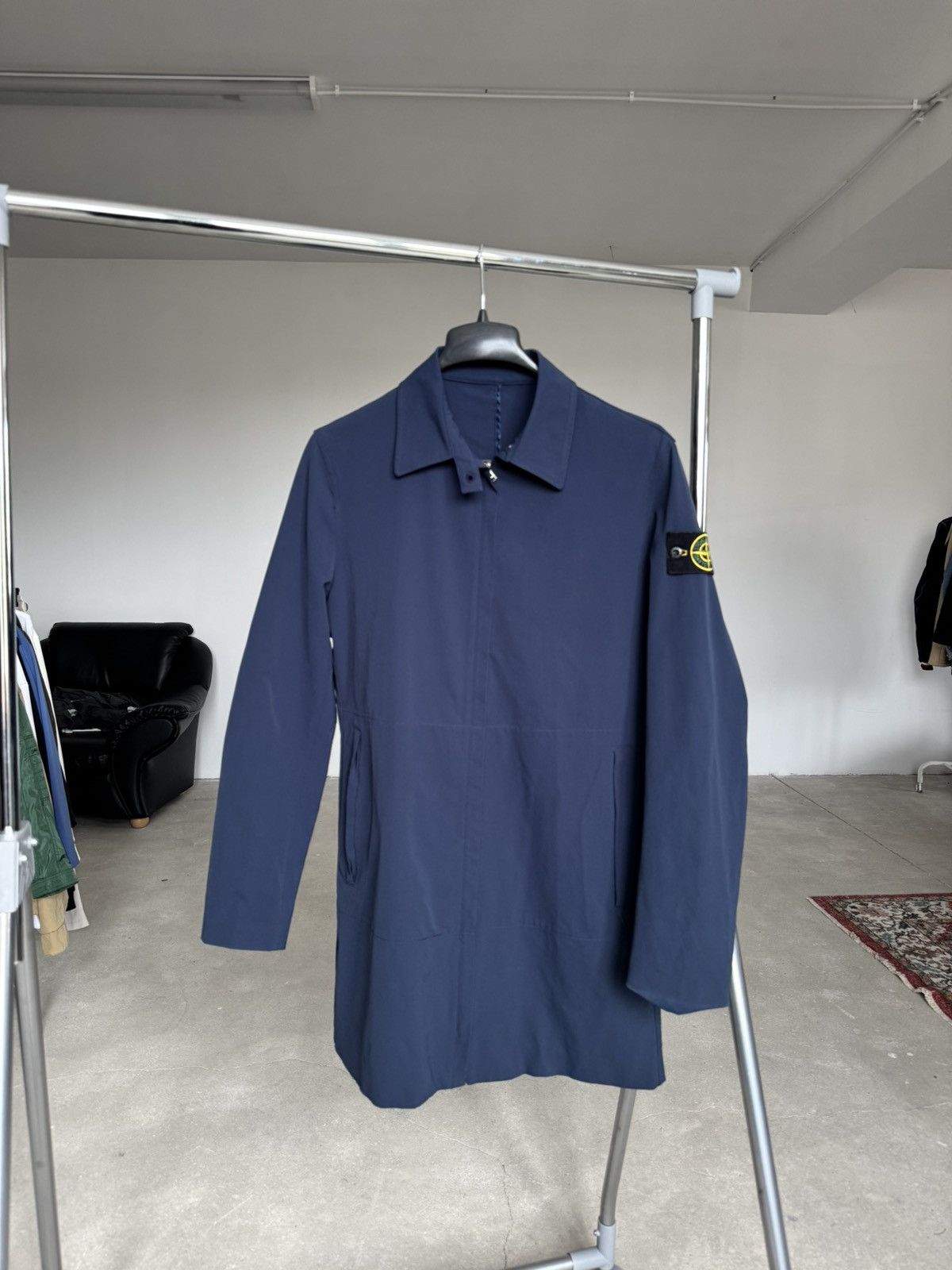 Stone Island Vintage Stone Island Trench Dark Blue Size US S / EU 44-46 / 1 - 6 Thumbnail