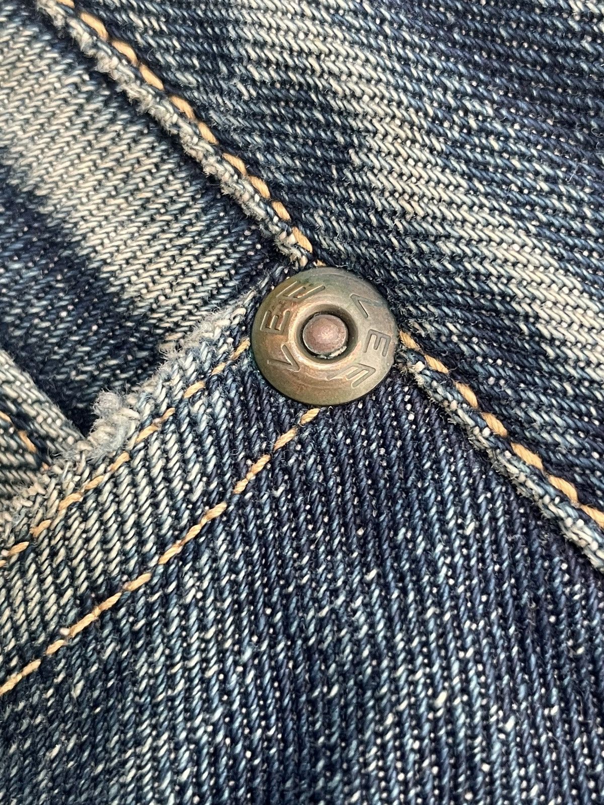 Lee × Vintage Vintage Lee Selvedge Denim Size US 32 / EU 48 - 24 Thumbnail