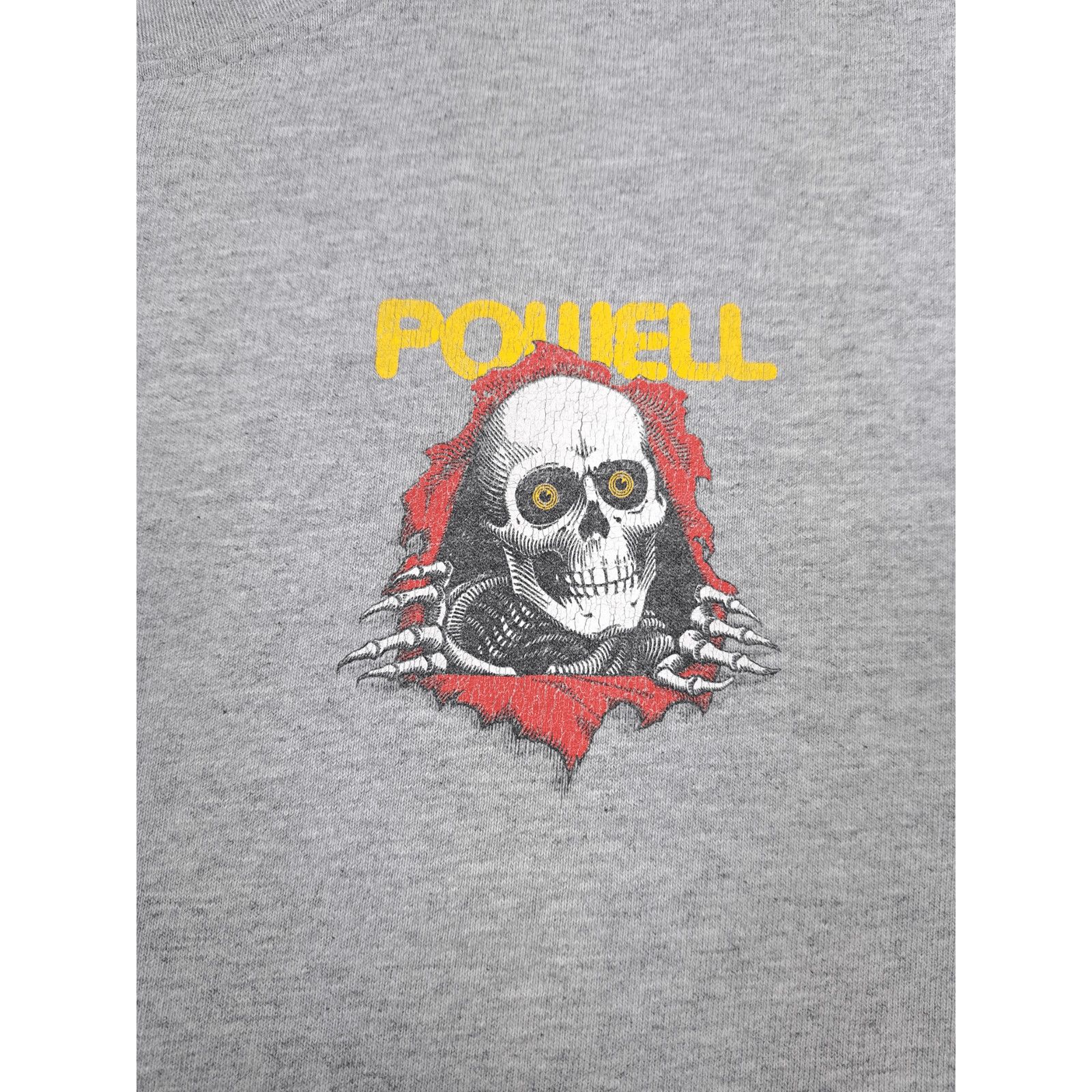 Bones × Powell Peralta 70's Vintage Powell Peralta Bones Skeleton Gray T-shirt 1978 Size US S / EU 44-46 / 1 - 3 Thumbnail