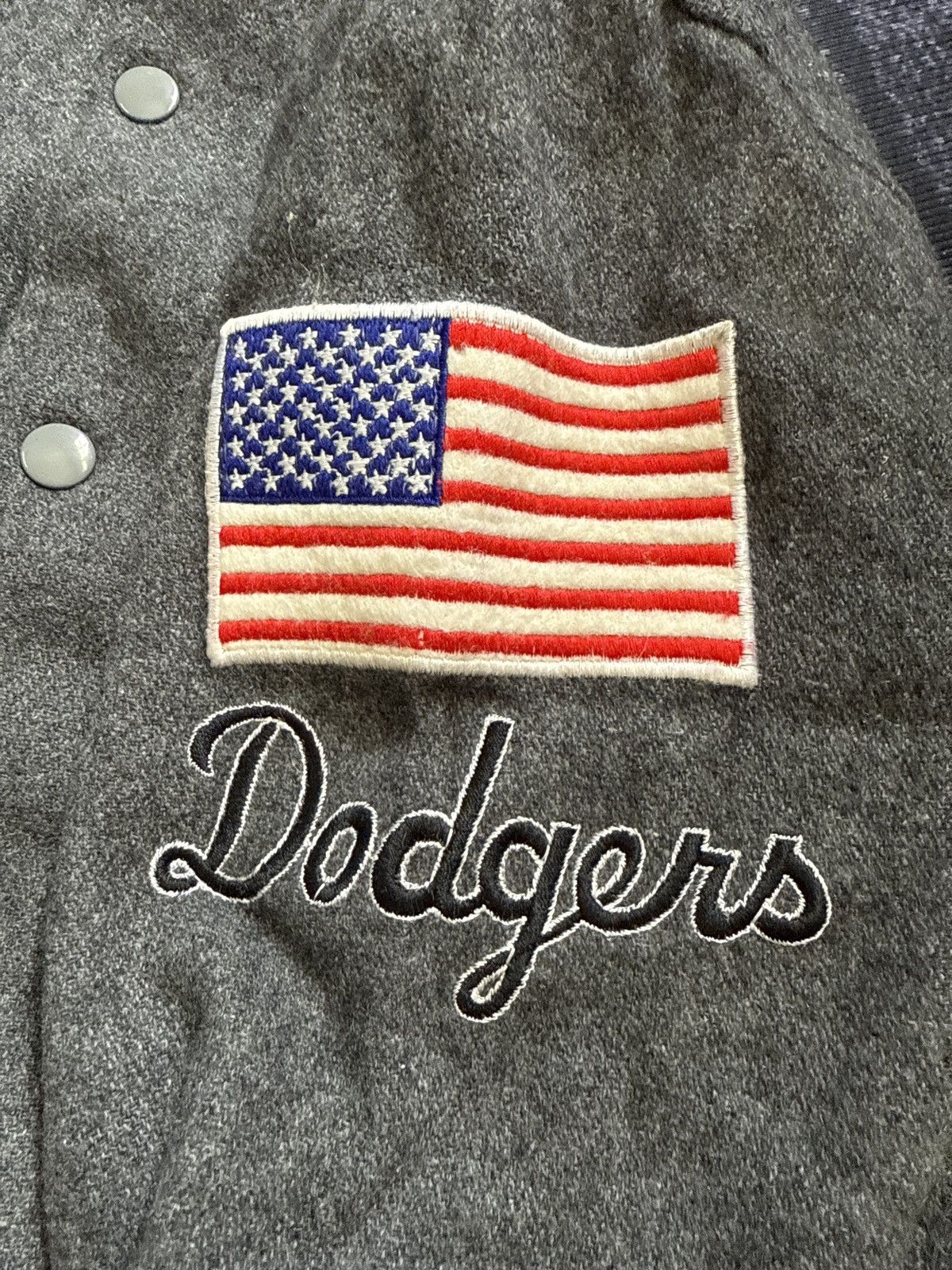 MLB DODGERS LA LOS ANGLES MLB VARSITY JACKET WOOL Size US L / EU 52-54 / 3 - 9 Thumbnail
