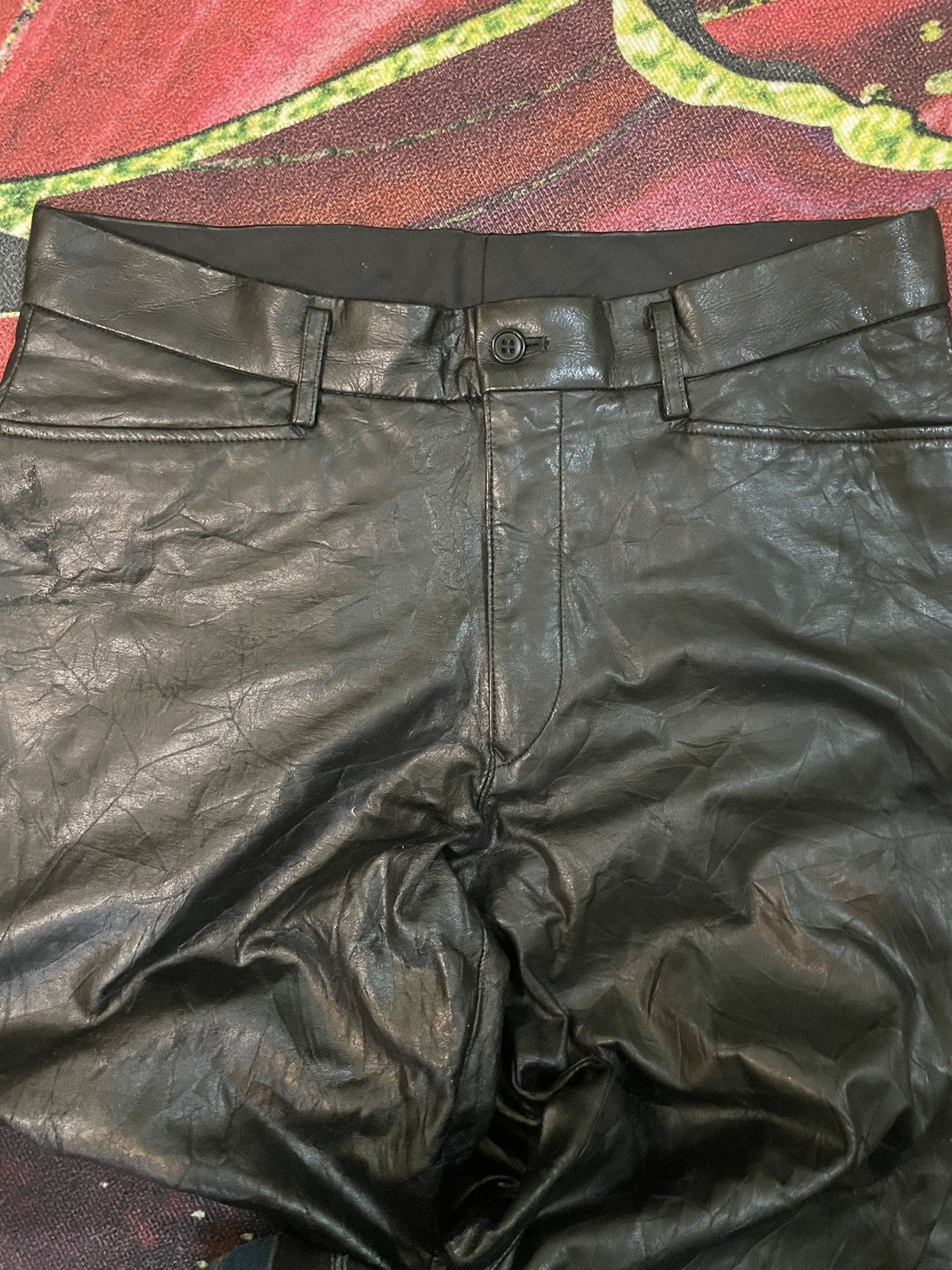 Comme Ca Ism Comme Ca Du Mode Spandex Leather Pants Size US 32 / EU 48 - 8 Thumbnail