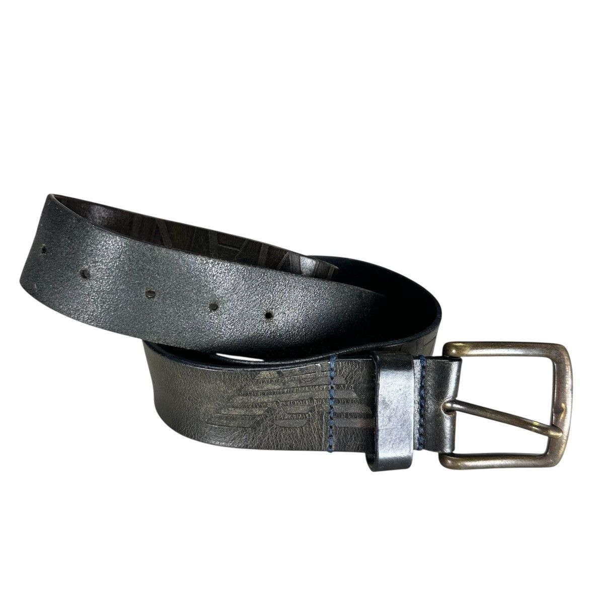 Armani ARMANI JEANS ITALY LEATHER BELT Size ONE SIZE - 2 Thumbnail