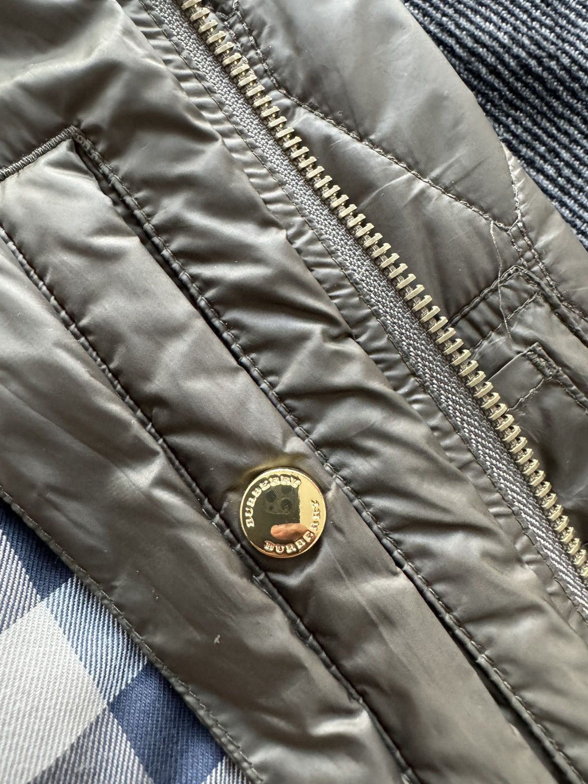 Burberry Burberry Brit Bomber quilted jacket sz xxl Size US XXL / EU 58 / 5 - 14 Thumbnail