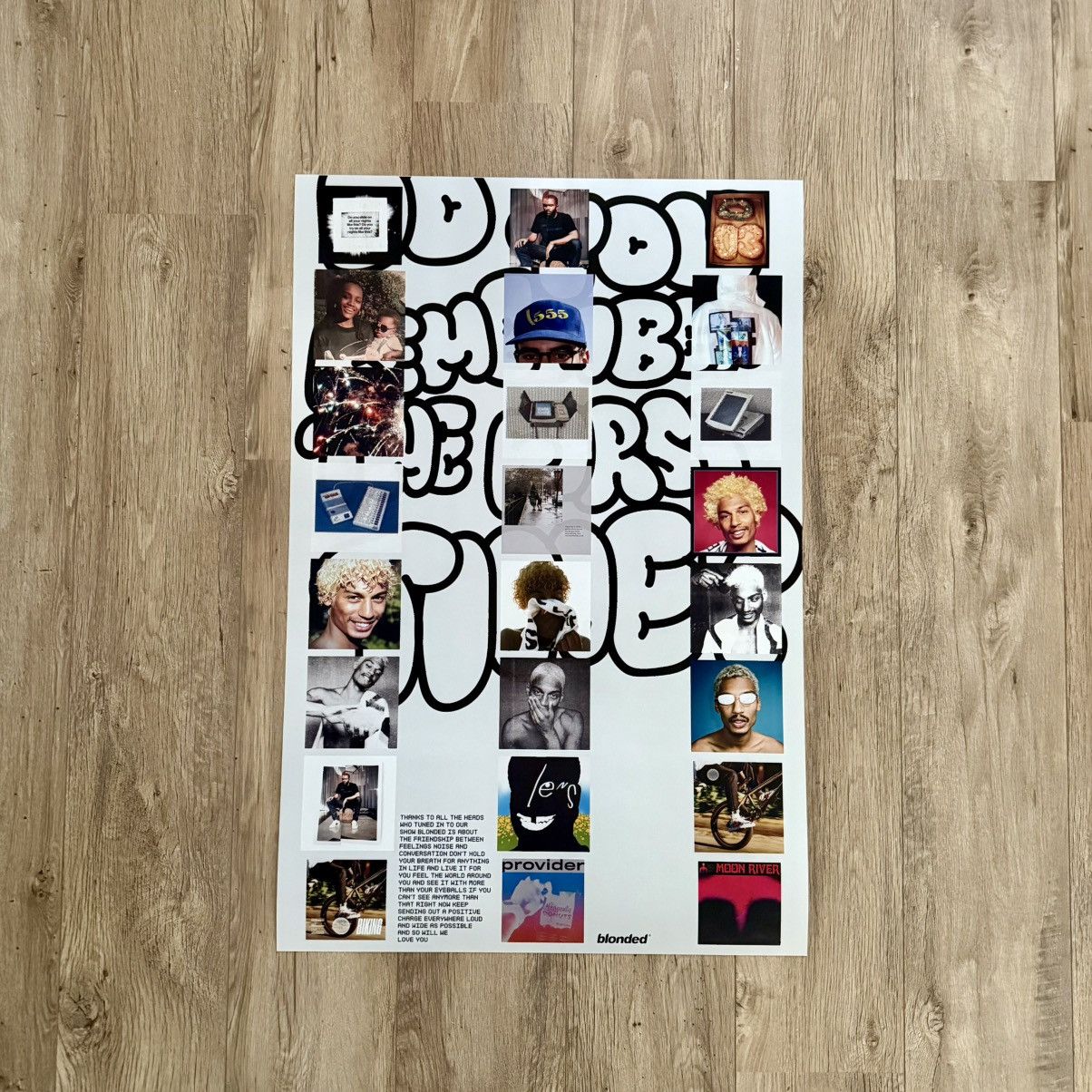 Frank Ocean Frank Ocean Blonded Blonde Radio Double Sided Poster Size ONE SIZE - 2 Thumbnail