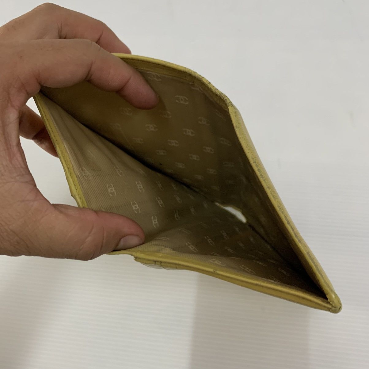Chanel Chanel Leather Yellow Long Wallet Size ONE SIZE - 13 Thumbnail