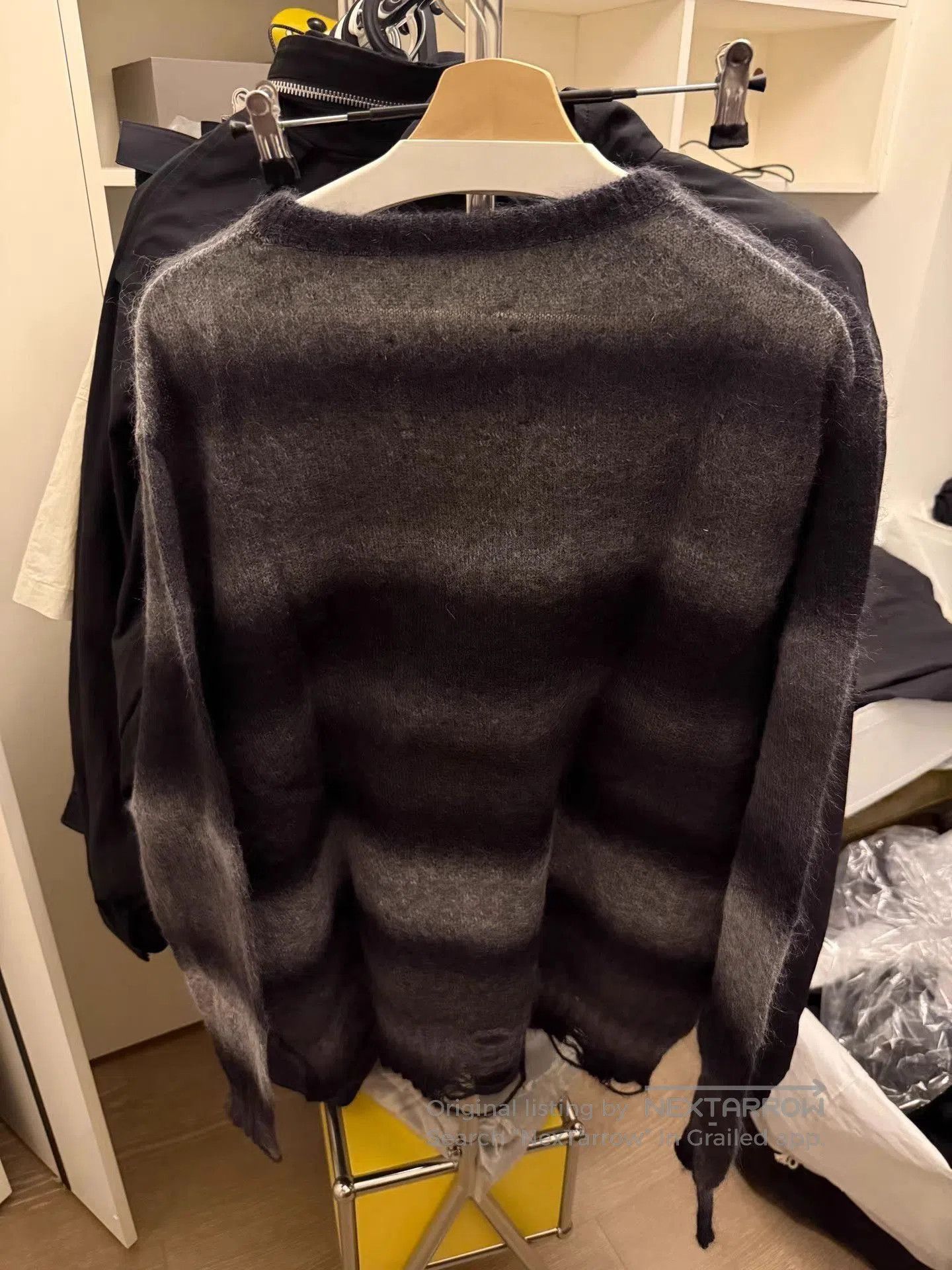 Song For The Mute Gray Gradient Long Sleeve Sweater Size M. Size US M / EU 48-50 / 2 - 4 Thumbnail