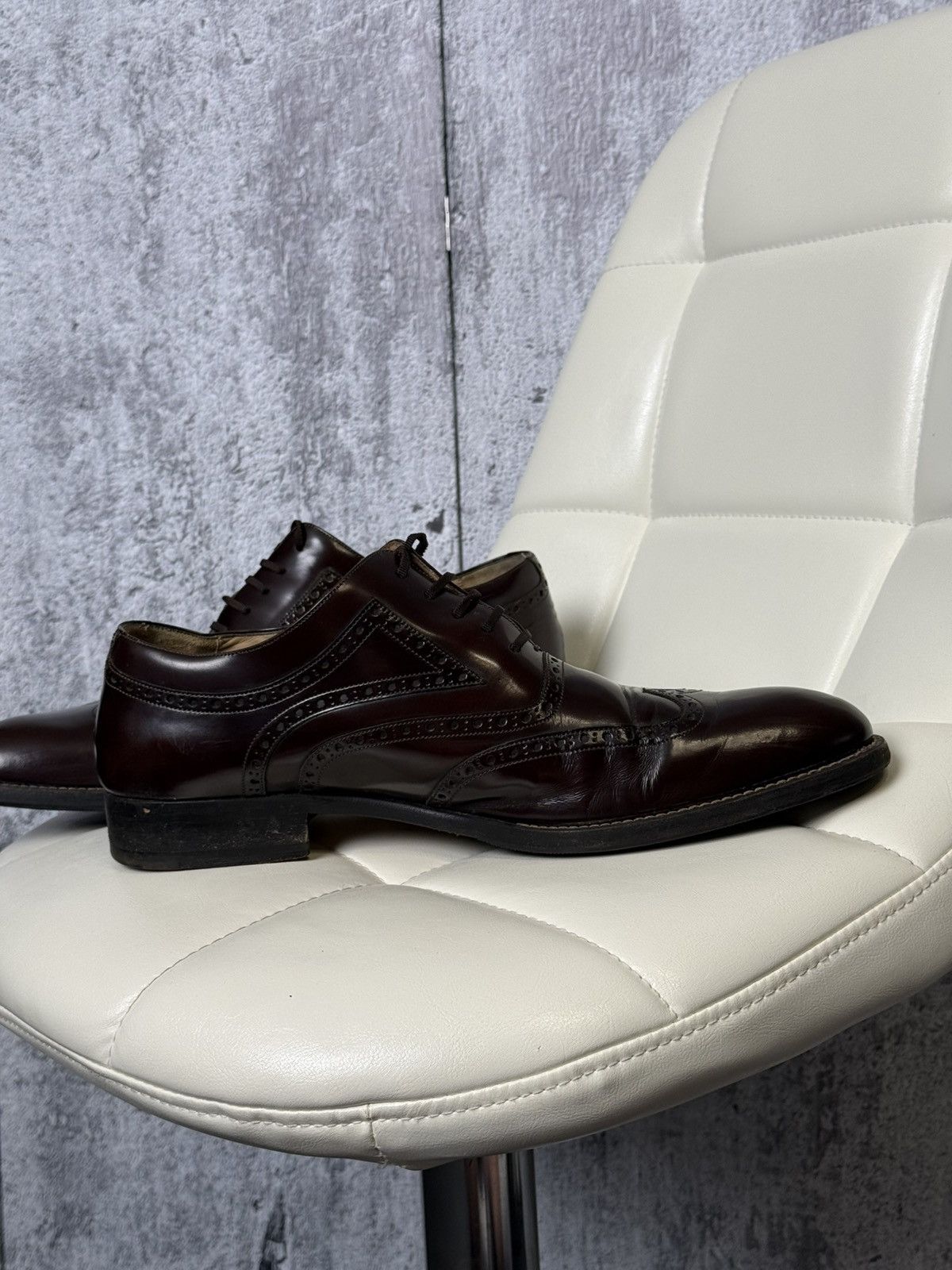 Gucci Gucci Leather Brogue Oxford Dress Shoes Men’s Size 46E Size US 13 / EU 46 - 6 Thumbnail