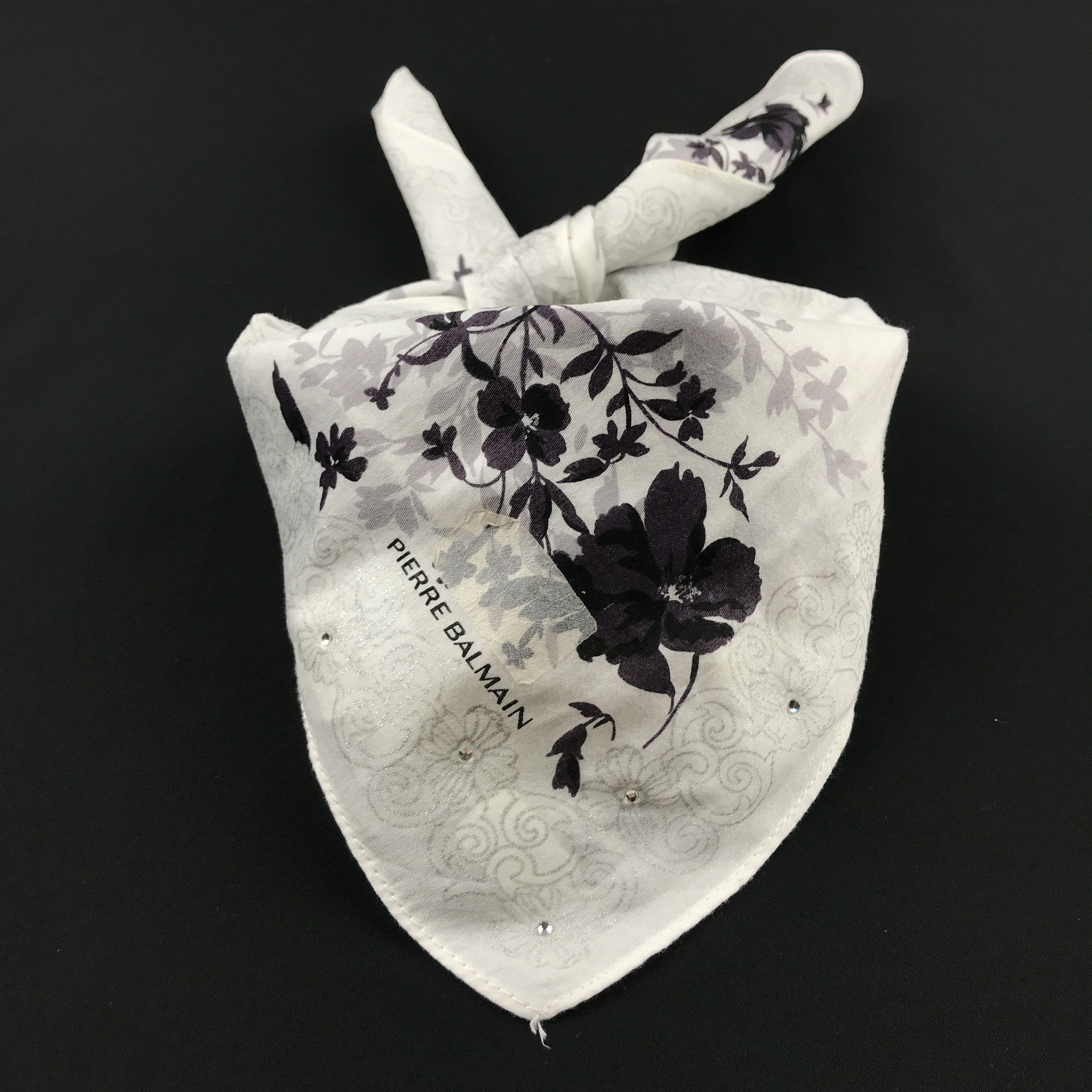Designer × Pierre Balmain × Vintage Vintage Pierre Balmain Bandana Neckerchief Handkerchief Size ONE SIZE - 4 Thumbnail
