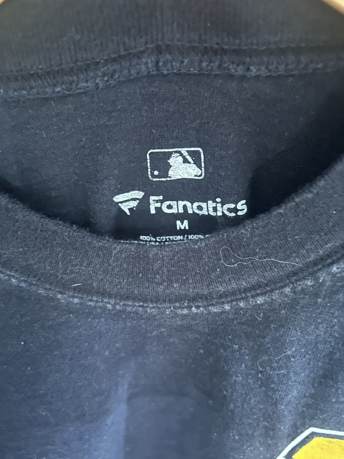 MLB black and gold ombre dip-dyed pirates jersey Size US M / EU 48-50 / 2 - 5 Thumbnail