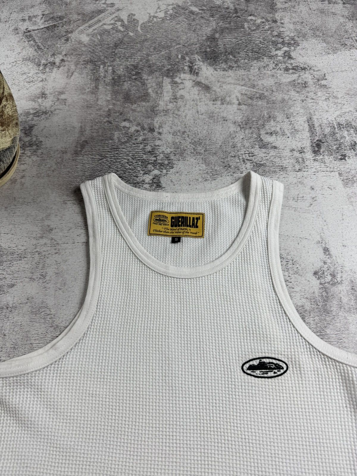Corteiz Corteiz Alcatraz Hip Hop Rap Small Waffle Tank Top Sleeveless Jersey T Shirt Tee Size US S / EU 44-46 / 1 - 7 Thumbnail