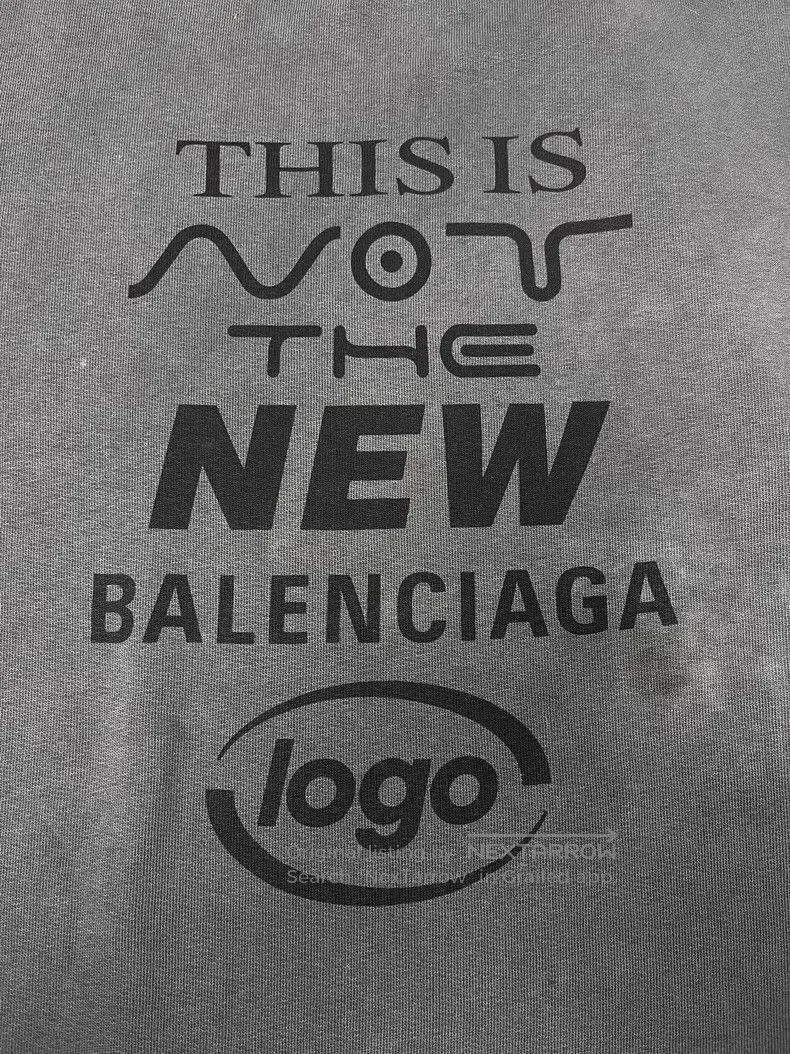 Balenciaga Balenciaga Letter Printed Old School Logo Eco-Friendly Lon Size US XS / EU 42 / 0 - 3 Thumbnail