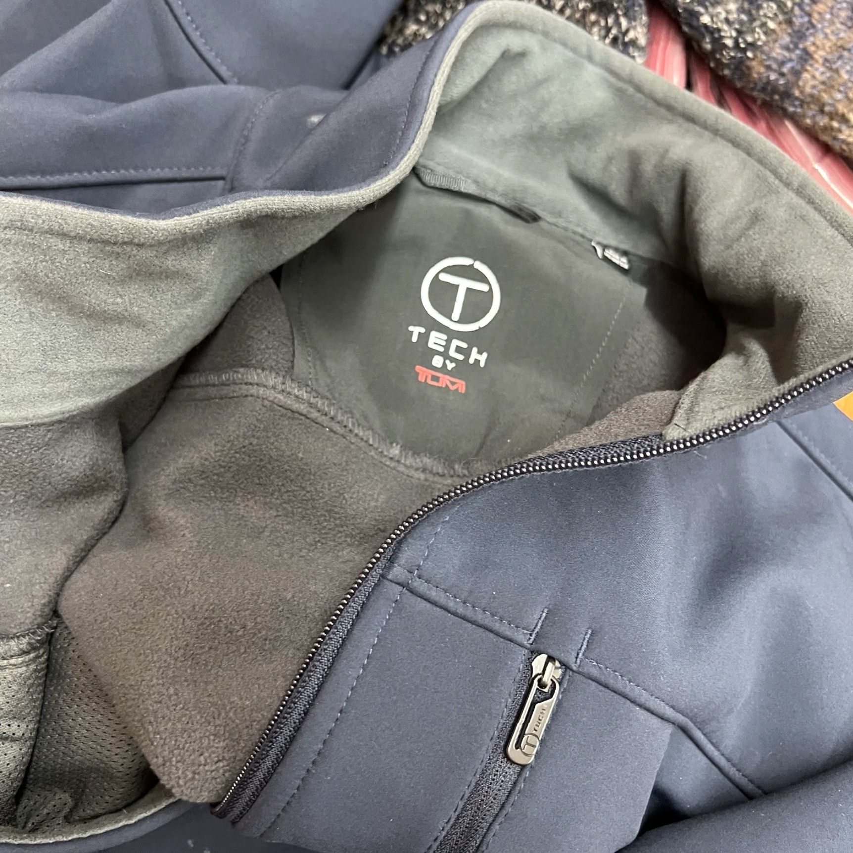Tumi Tumi T Tech Full Zip Fleece Lined Jacket Mens Size L Blue Size US L / EU 52-54 / 3 - 4 Thumbnail