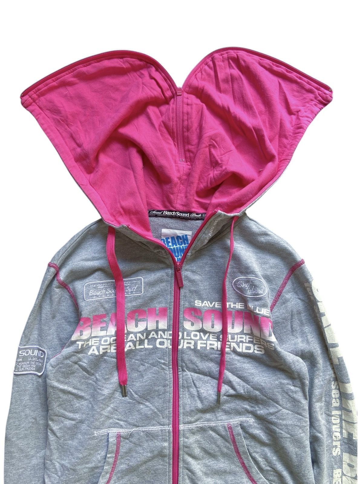 Japanese Brand JAPANESE BEACH SOUND ZIP HOODIE Size US S / EU 44-46 / 1 - 3 Thumbnail