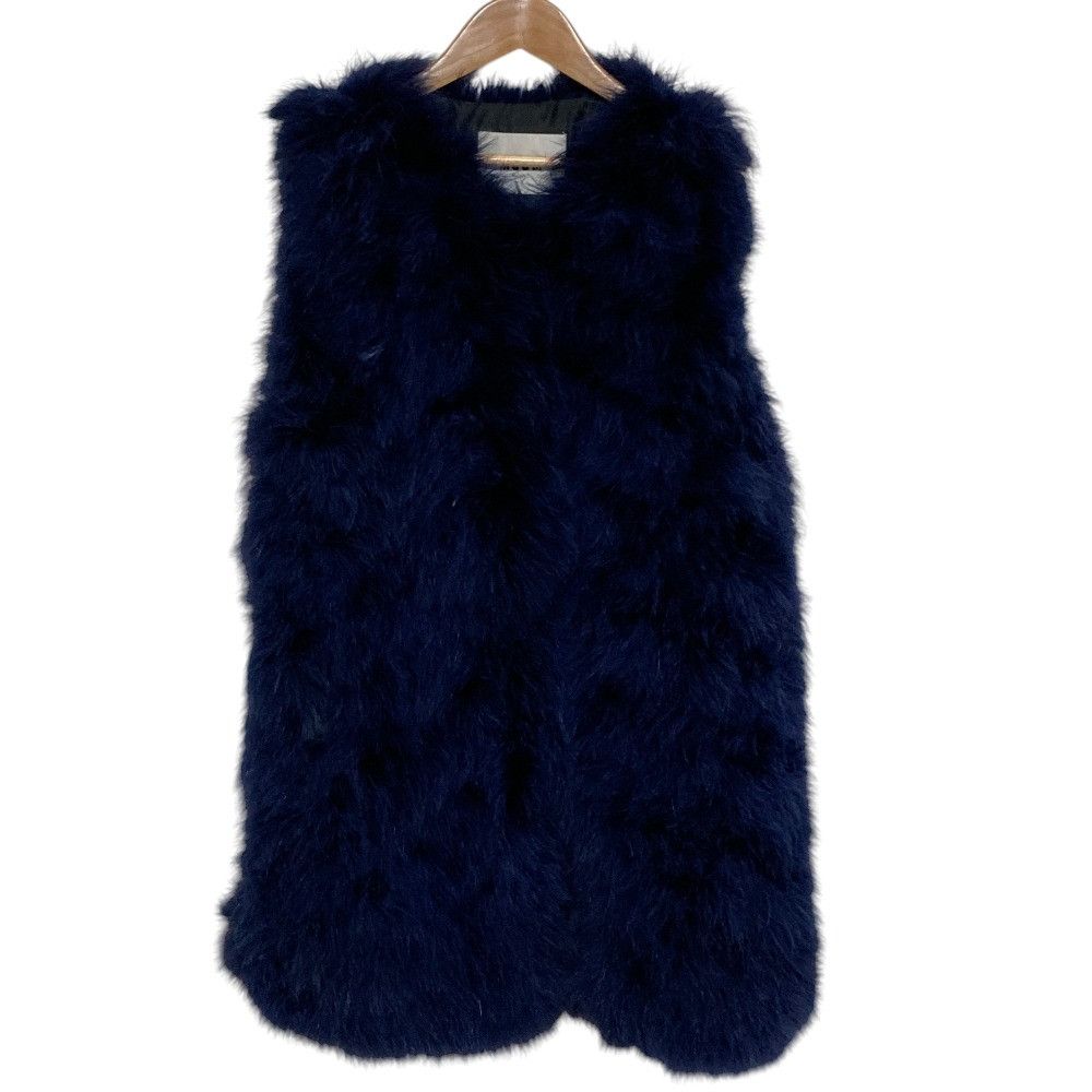 Other Other MSGM Ostrich Fur Coat Vest Fur Outerwear 2341MDW02 DUTY FREE for USA Size ONE SIZE - 1 Thumbnail