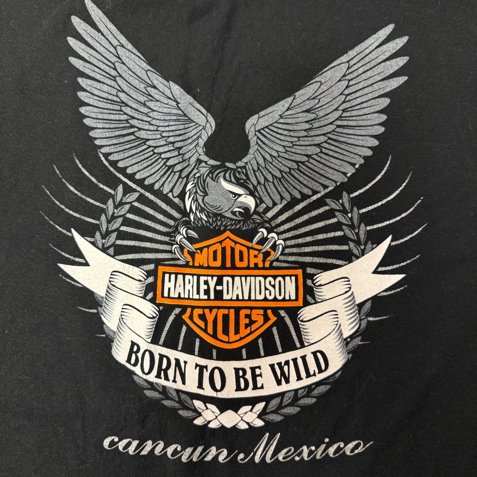 Harley Davidson Y2K Harley Davidson Motorcycle Cancun Mexico BORN TO BE WILD Size US XXL / EU 58 / 5 - 1 Thumbnail