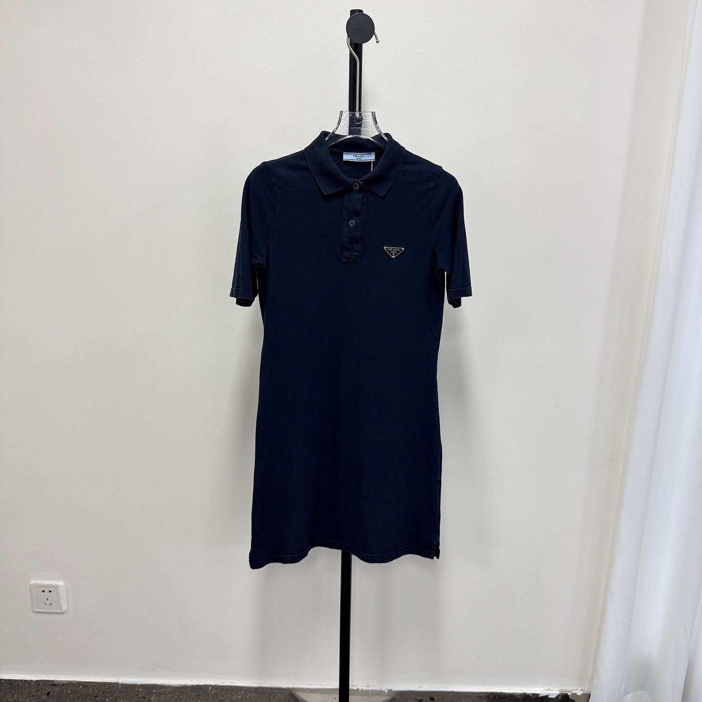 Prada Prada Triangle Logo Polo Mini Dress Size 38 Size XS / US 0-2 / IT 36-38 - 1 Thumbnail