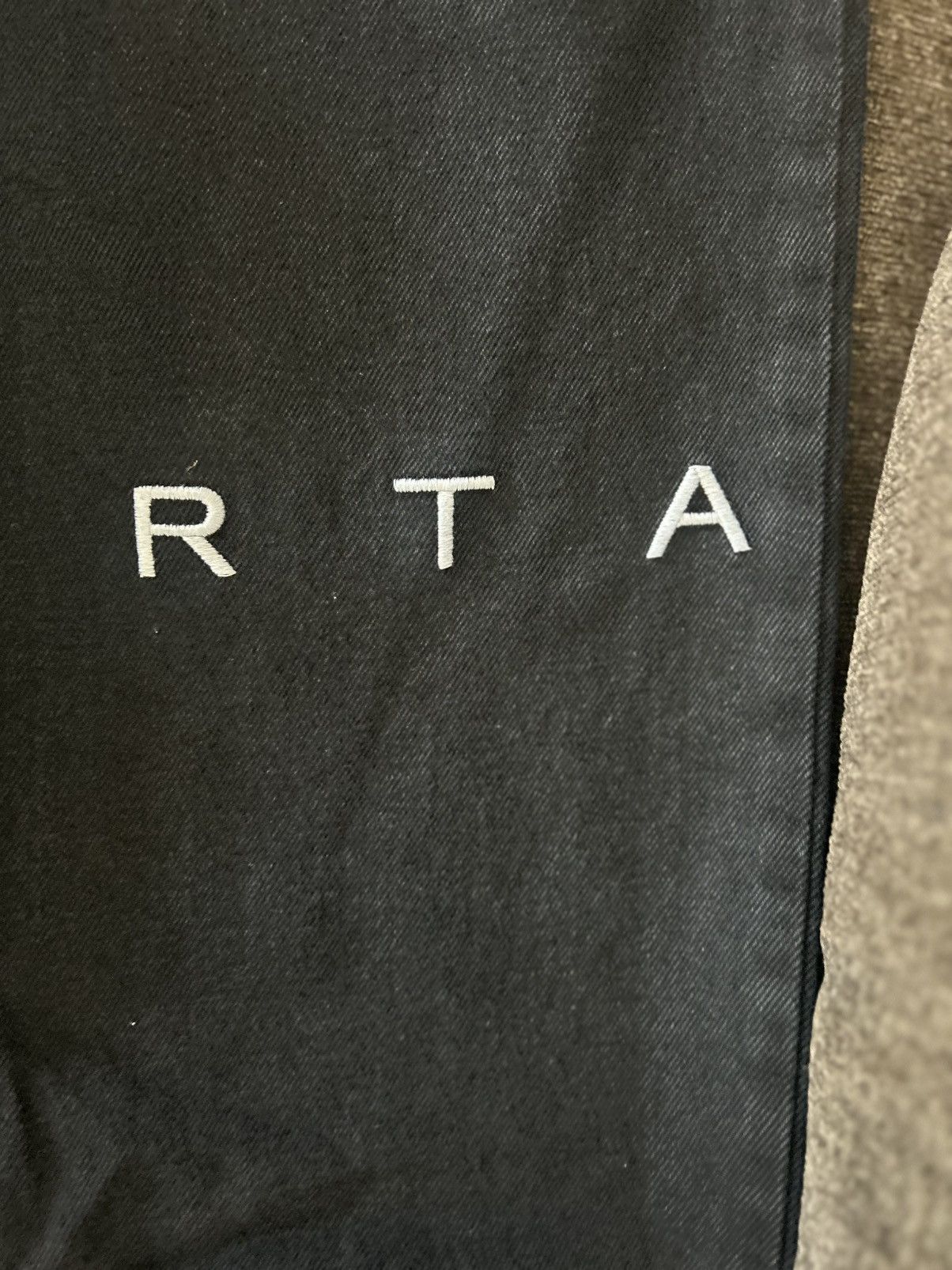 Rta RTA Brand Black Logo Jean Size US 31 - 4 Thumbnail