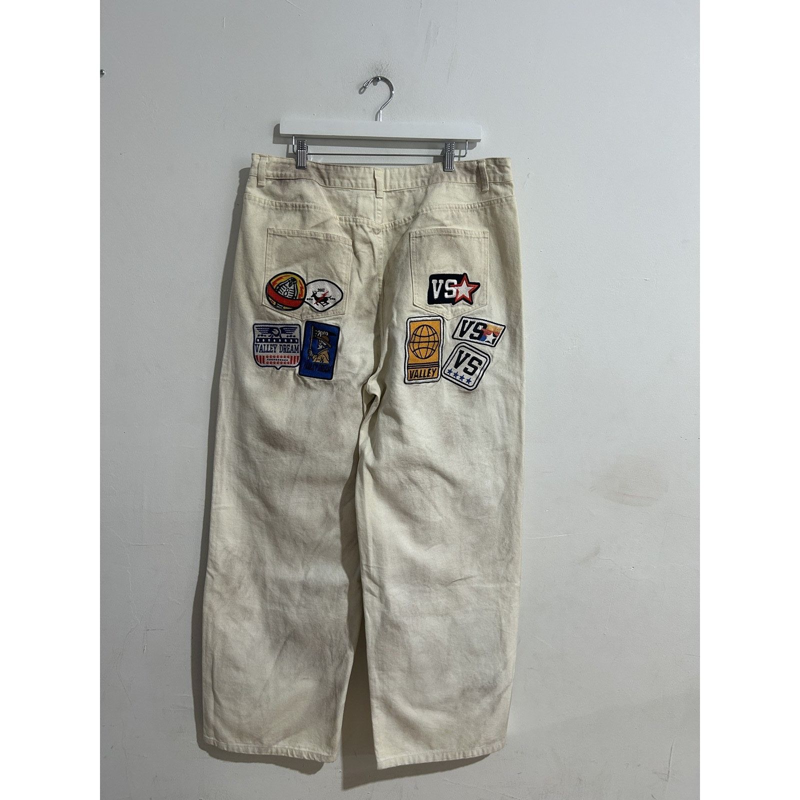 Vale VALE FOREVER CREAM 1980S PAINTERS SIZE 34 NEW Size US 34 / EU 50 - 2 Thumbnail