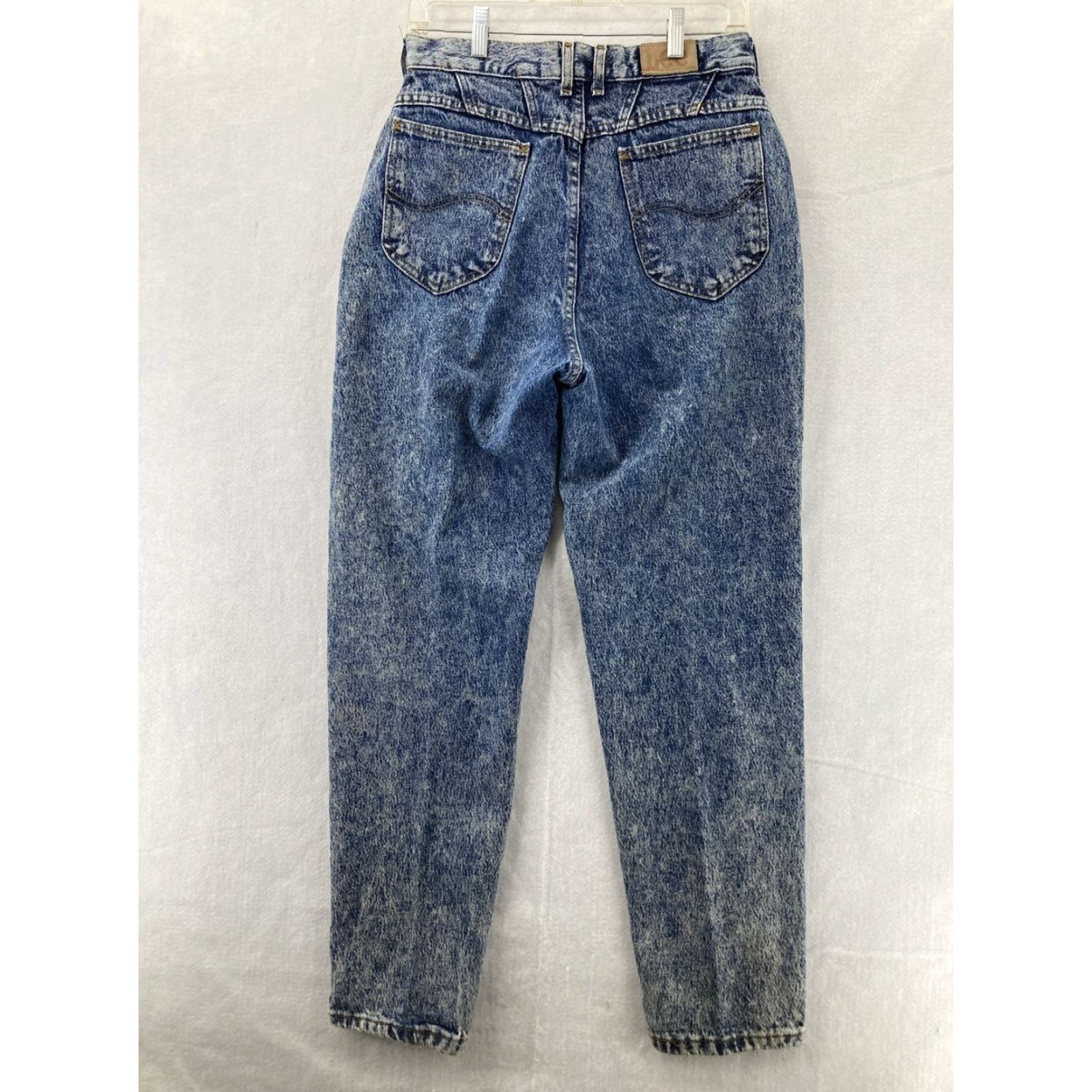 Lee VTG Lee Mom Jeans Size 11 M High Rise Tapered Stonewashed Bleached 28X31 90s USA - Jeans - Women - 80s Theme Size 32" / US 10 / IT 46 - 2 Thumbnail