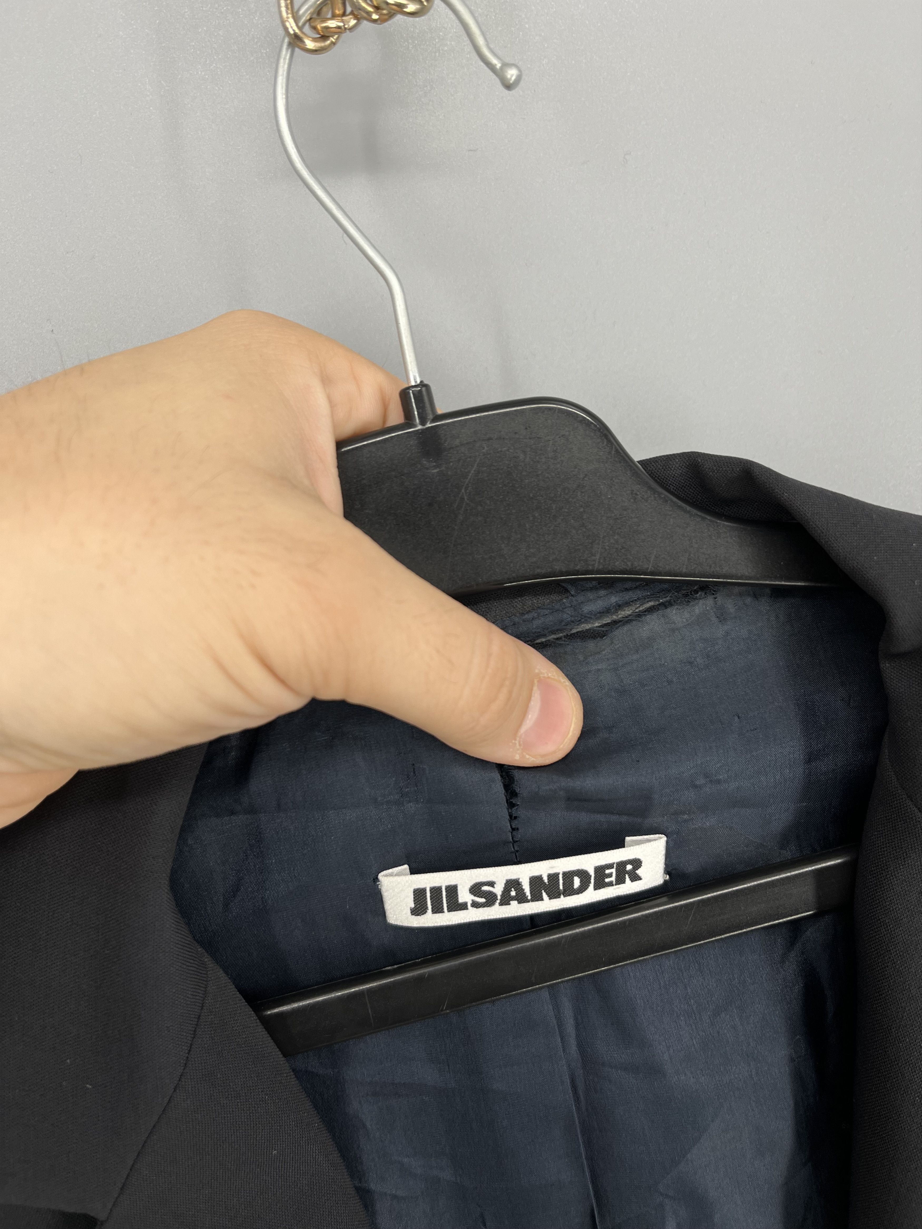 Jil Sander Jil Sander Wool Blazer Jacket Size 44 Minimalist Black Size S / US 4 / IT 40 - 4 Thumbnail