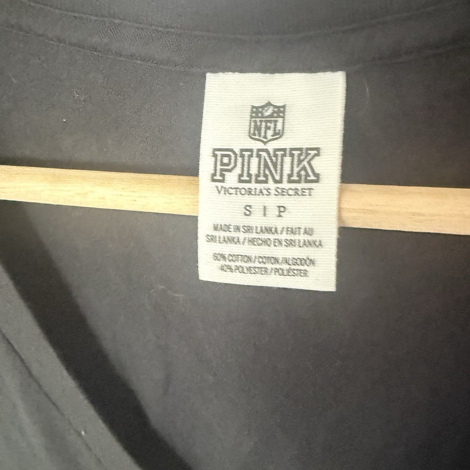 Victoria's Secret Victorias Secret Pink Pittsburgh Steelers T Shirt Sequinned Size S / US 4 / IT 40 - 3 Thumbnail