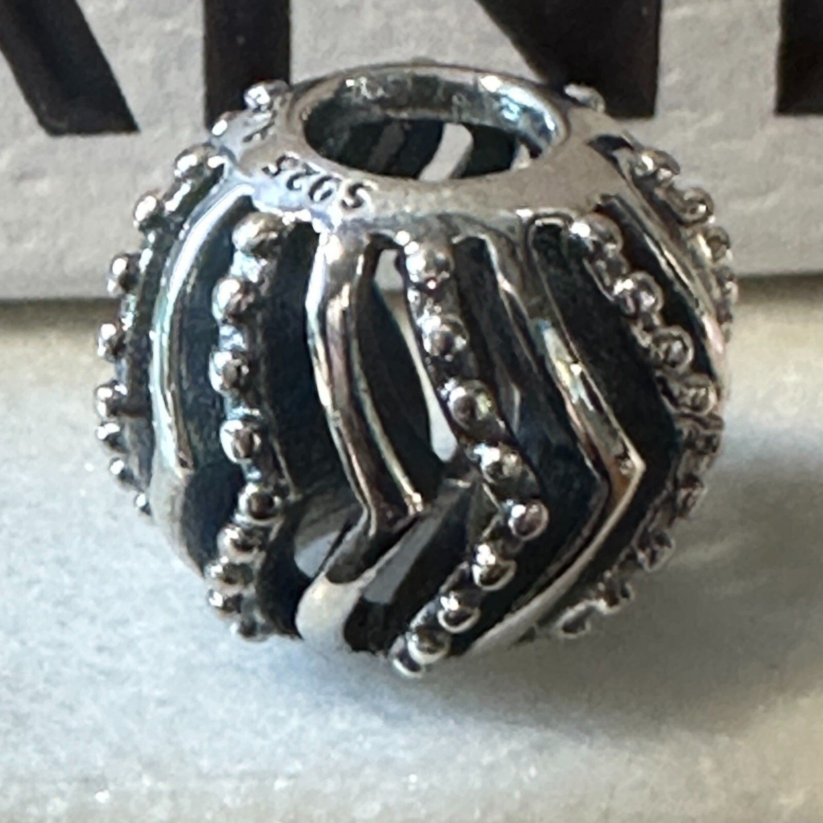 pandora Authentic Pandora Silver Stylish Wish Charm 797805 Size ONE SIZE - 2 Thumbnail