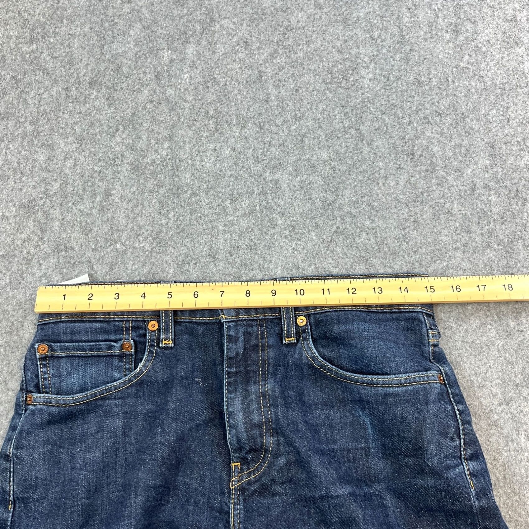 Levi's Levi's 512 Jeans Slim Tapered 31 30 Dark Wash Blue Indigo Stretch Denim Casual Size US 31 - 6 Thumbnail