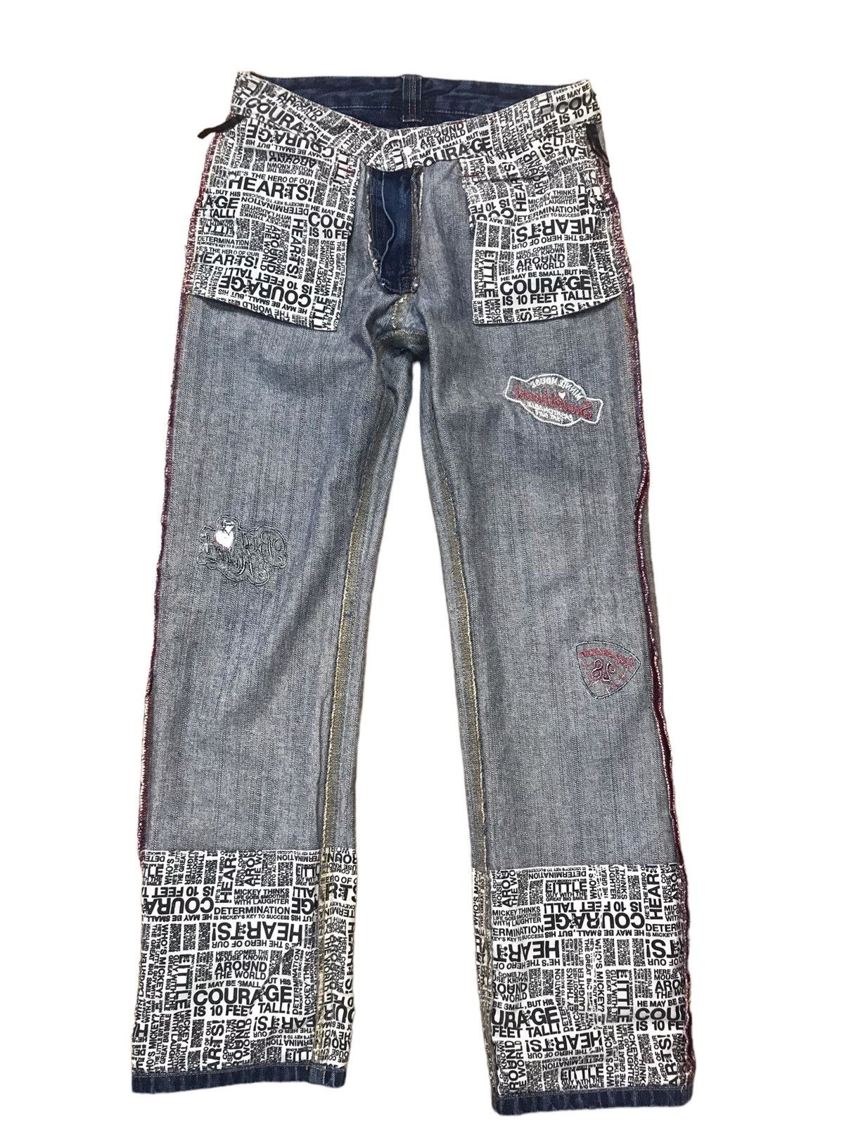 Cartoon Network × Disney × Mickey Mouse Mickey Mouse Embroidered Pant Size US 32 / EU 48 - 6 Thumbnail