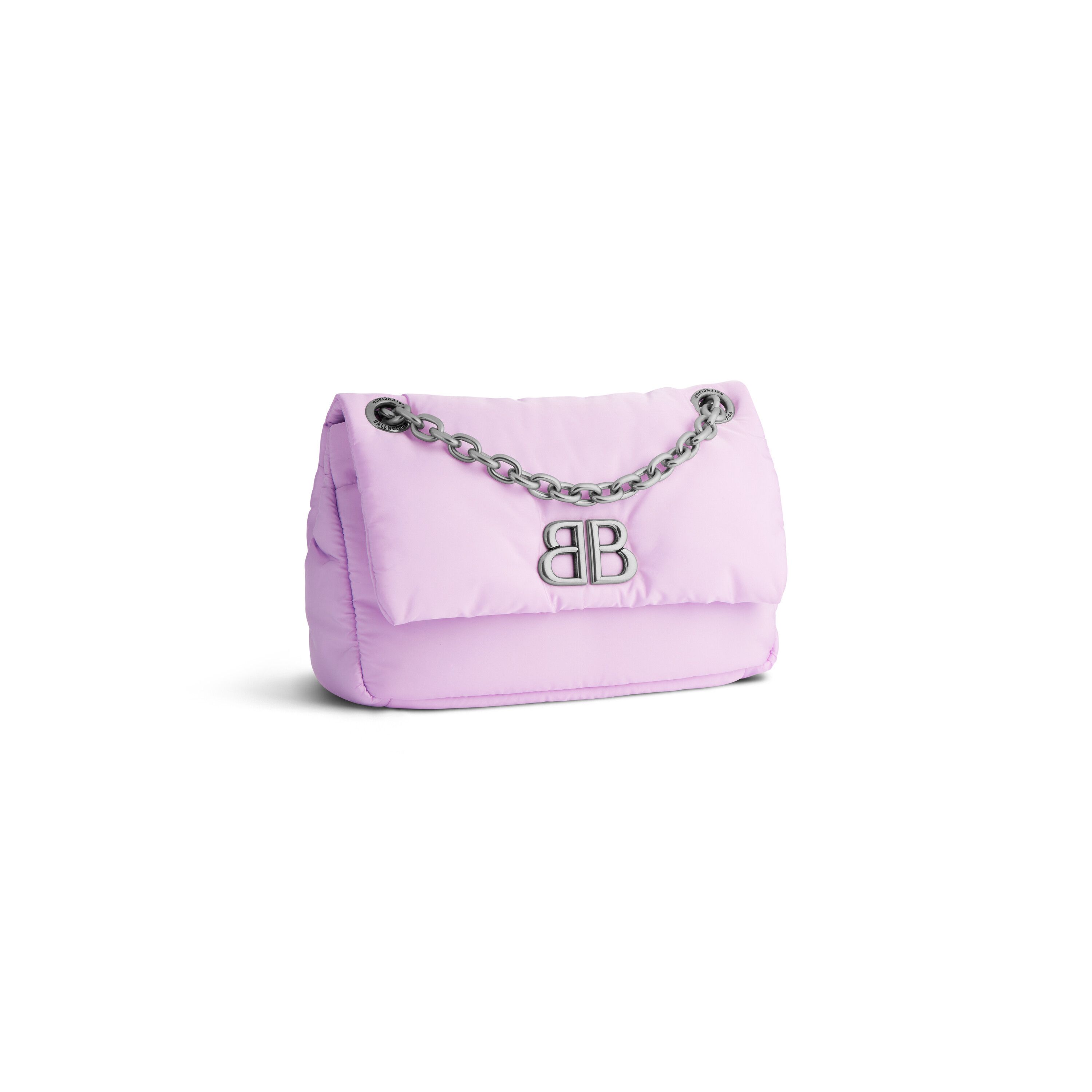 Balenciaga o1srvl11e0326 Size: OS / Monaco Mini Bag in Pink Size ONE SIZE - 3 Thumbnail