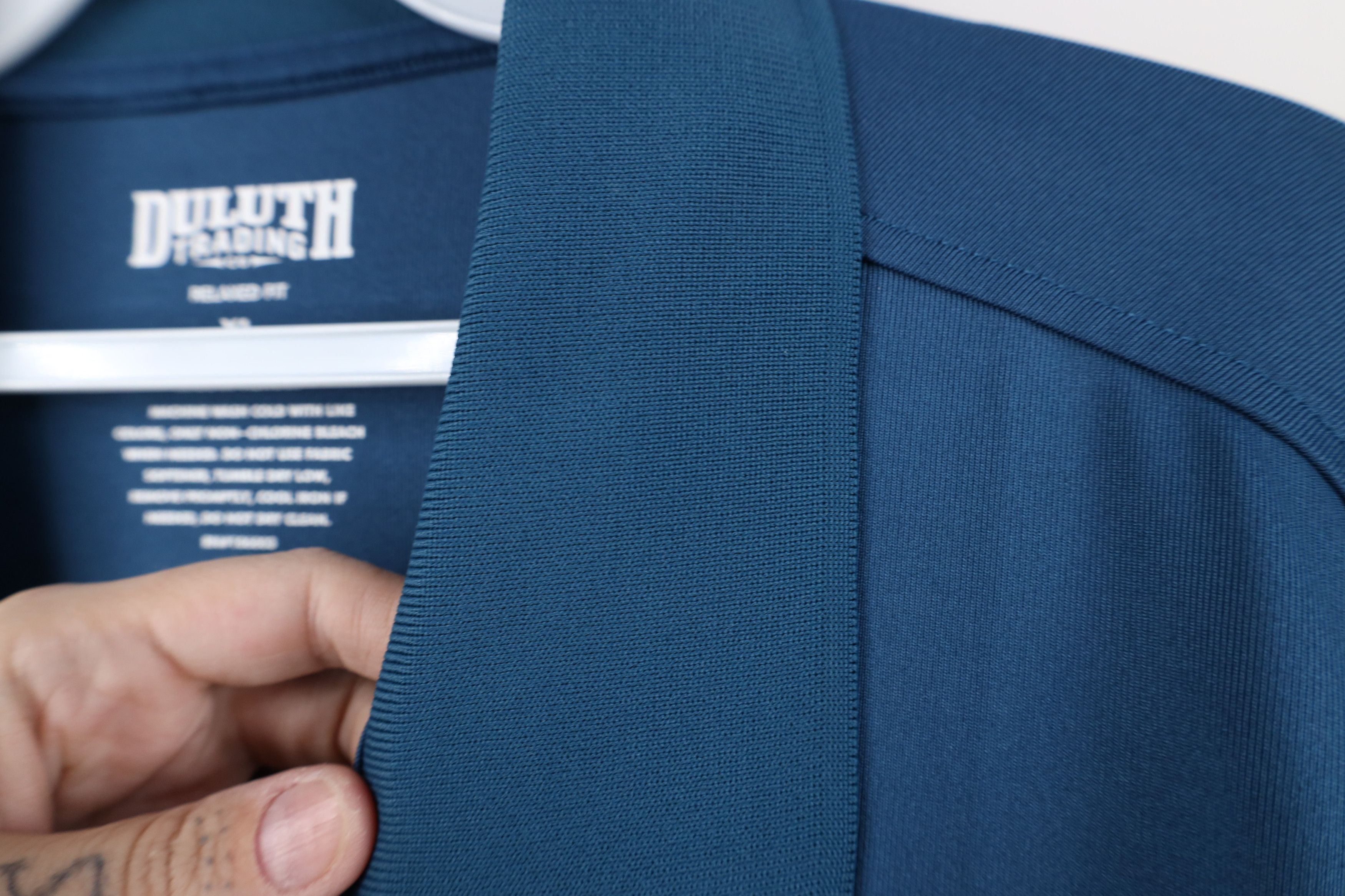 Duluth Trading Company Duluth Trading Co Performance Long Sleeve Polo Shirt Blue Size US XL / EU 56 / 4 - 9 Thumbnail