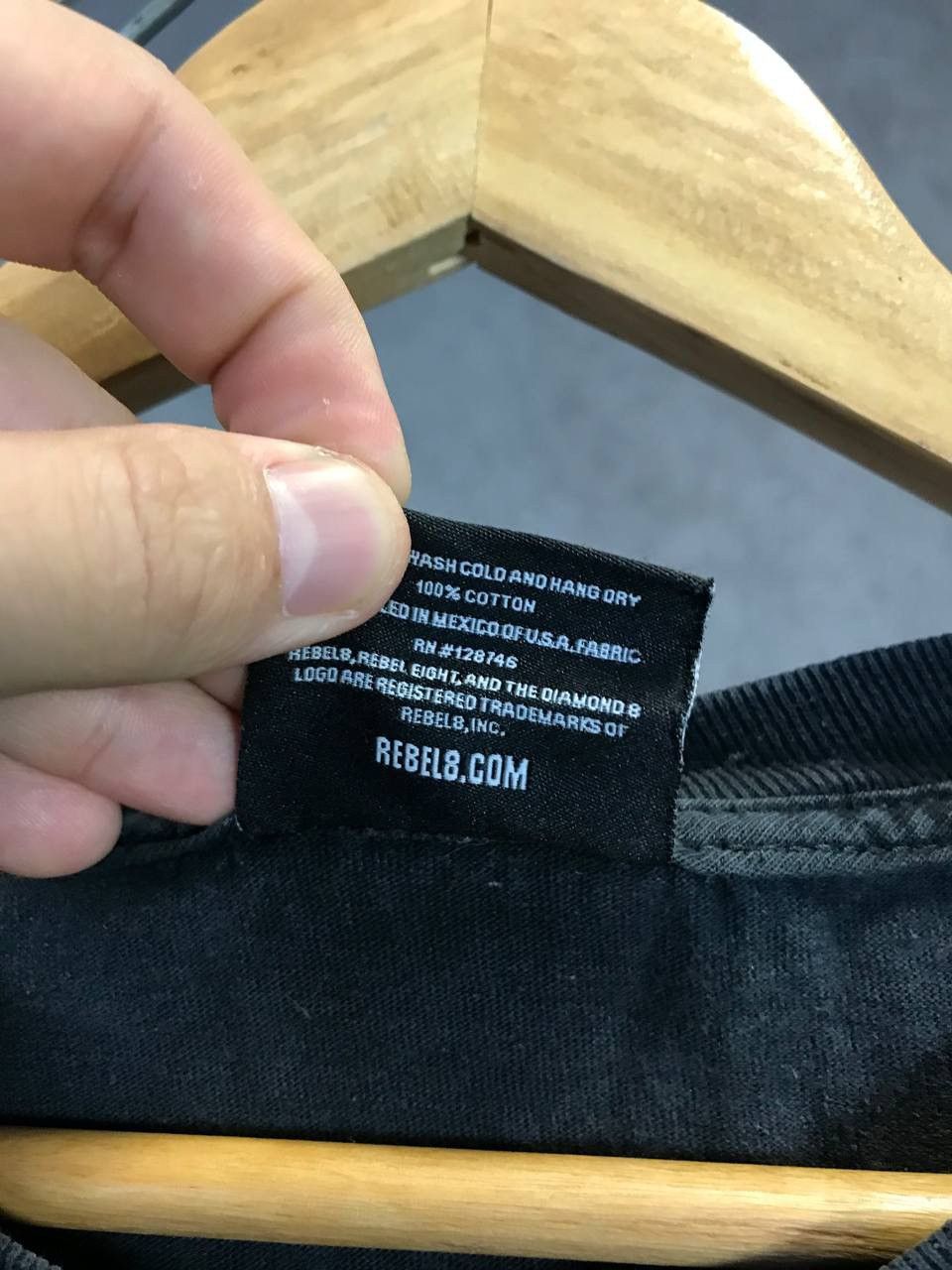 Rebel8 Rebel 8 eight streetwear tee Size US L / EU 52-54 / 3 - 6 Thumbnail