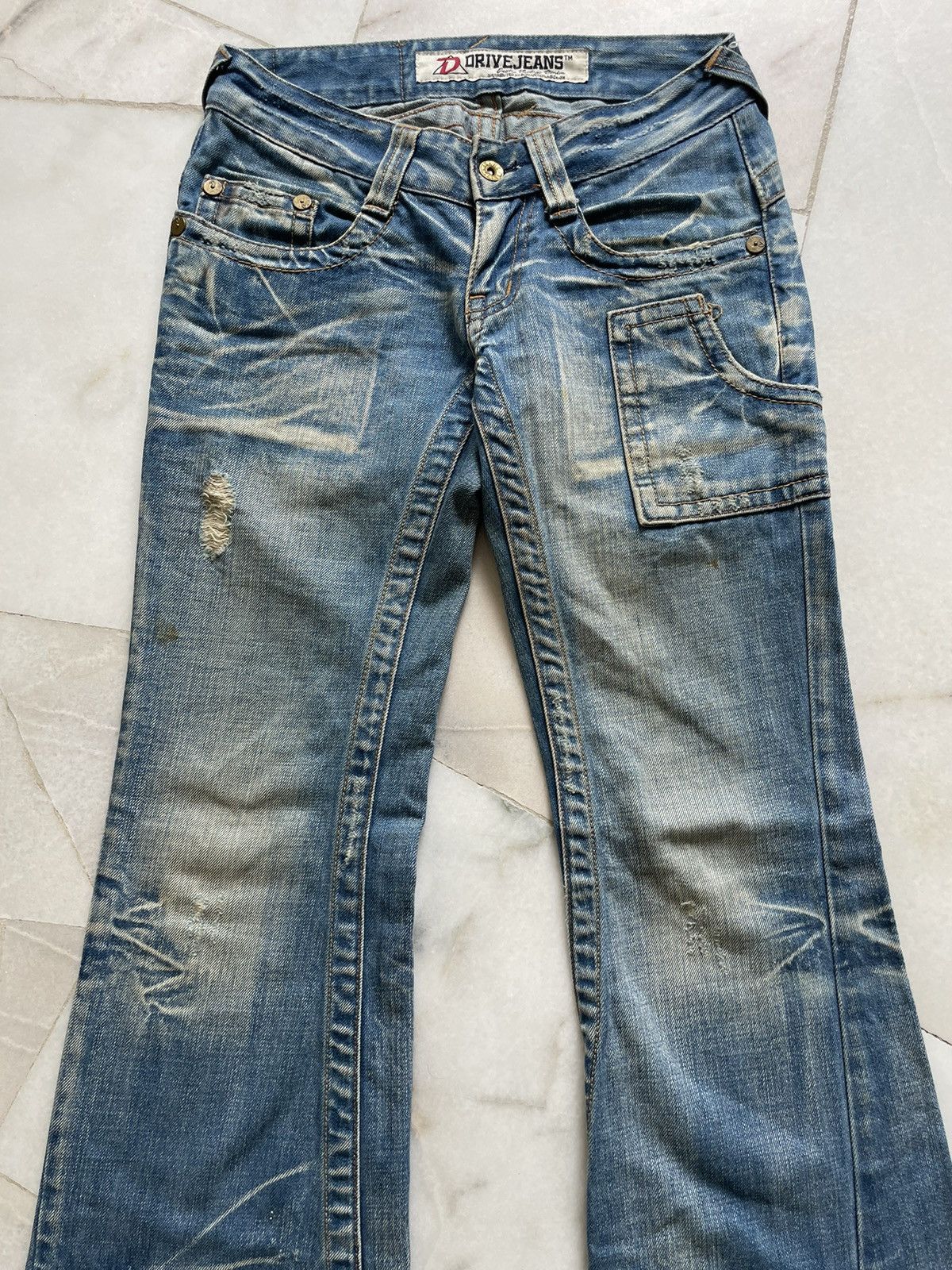 If Six Was Nine Vintage Japanese Brand Flare Gothic Jeans Size US 28 / EU 44 - 3 Thumbnail