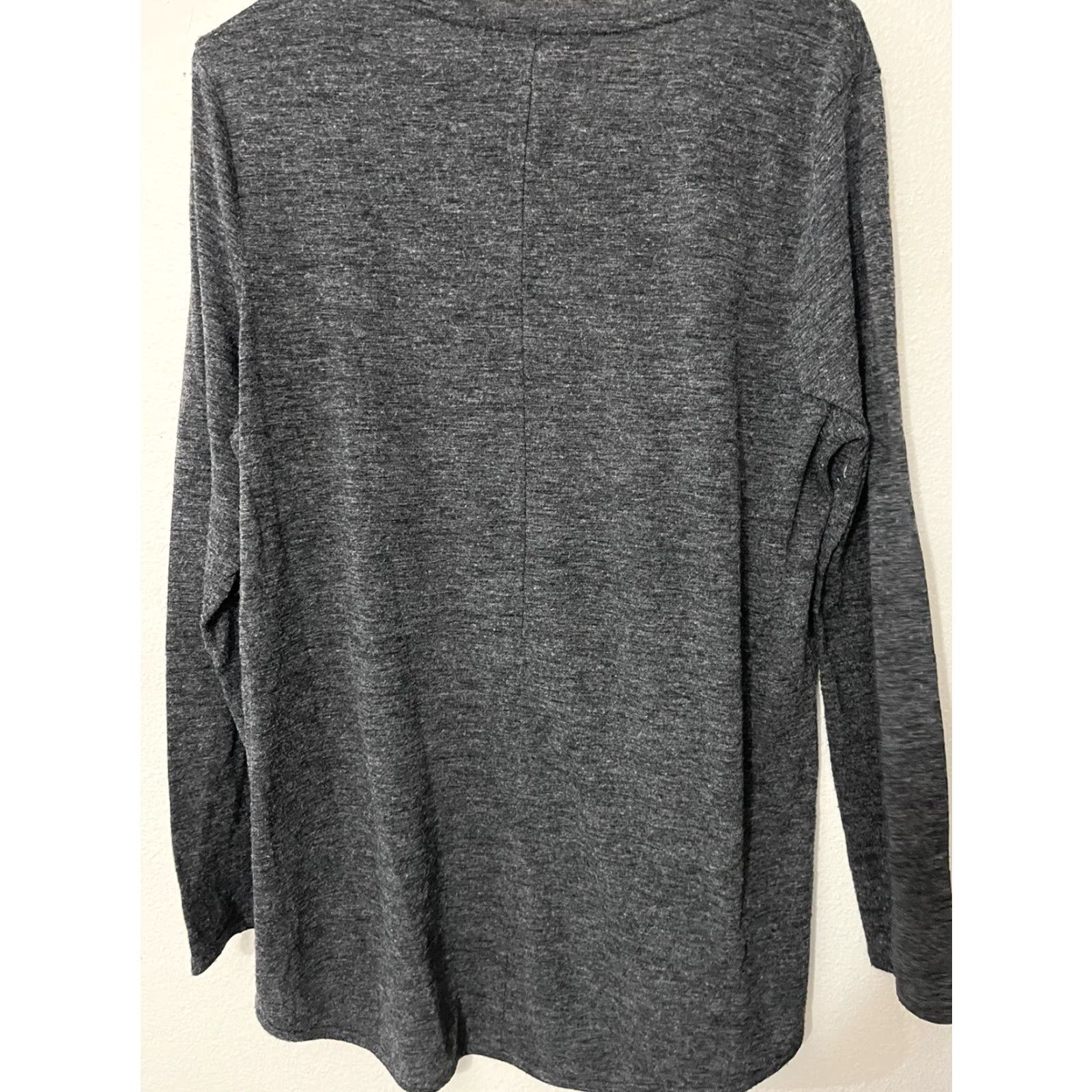 Loft VINTAGE LOFT Women Sweater Pullover Long Sleeve Crew Neck Casual Cozy Acrylic Size Large Gray Solid 80s 90s Retro Size L / US 10 / IT 46 - 3 Thumbnail