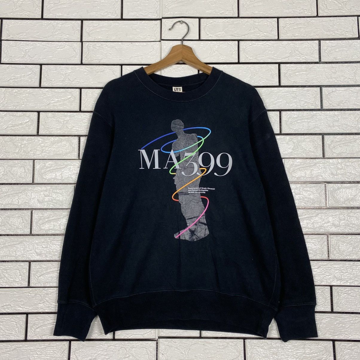 Japanese Brand Musee Du Louvre X Peter Saville Sweatshirt Big Logo Size US L / EU 52-54 / 3 - 2 Thumbnail
