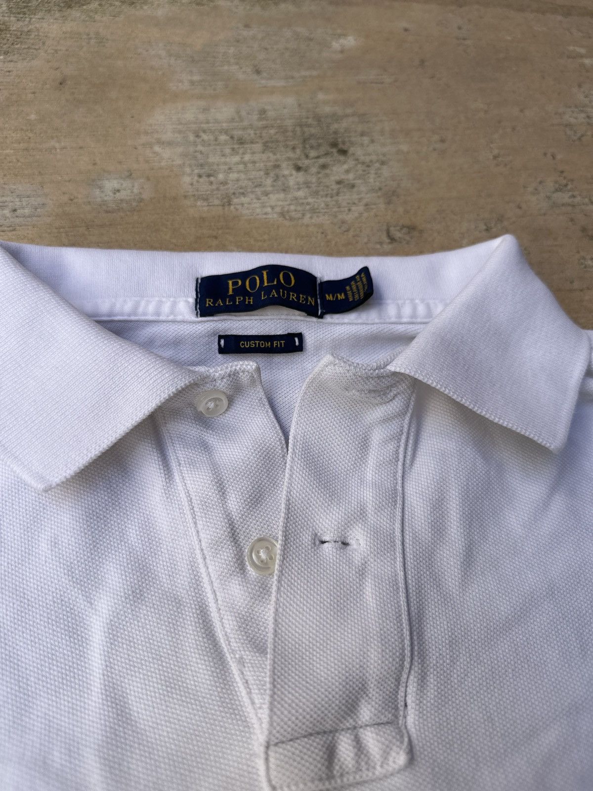 Polo Ralph Lauren × Vintage Vintage 90s Polo Ralph Lauren Collared T-Shirt Medium Size US M / EU 48-50 / 2 - 2 Thumbnail