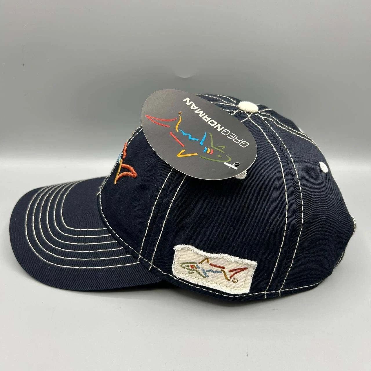 Greg Norman Greg Norman Golf Hat Men Embroidered Strap Back Cap Cotton Size ONE SIZE - 3 Thumbnail