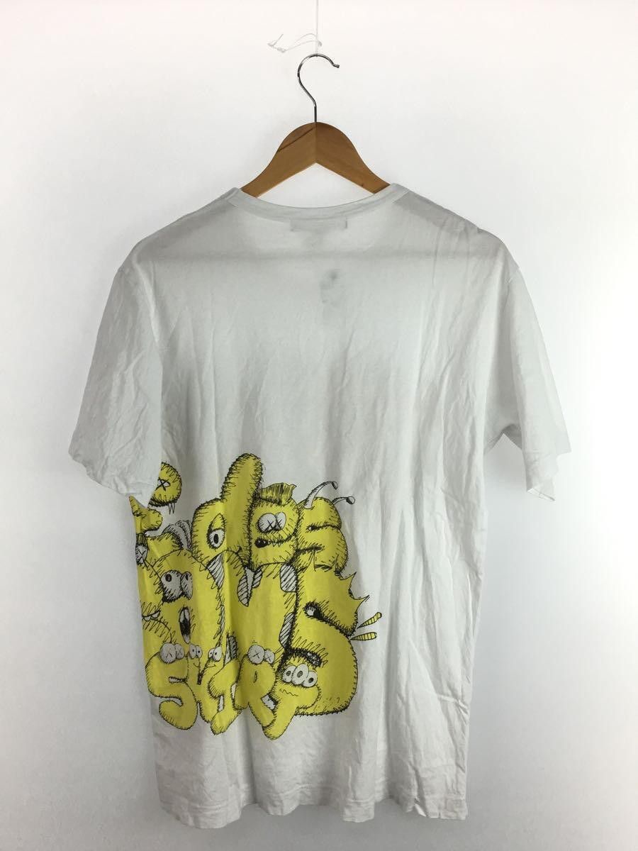 T-Shirts Cotton Short Sleeve Crew Neck Logo Print White
